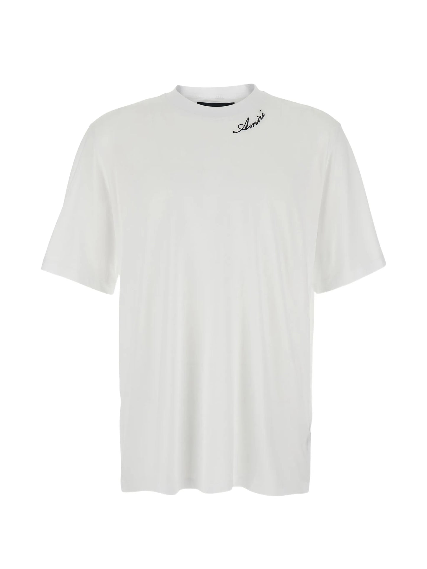 logo-embroidered T-shirt