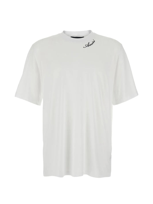 logo-embroidered T-shirt