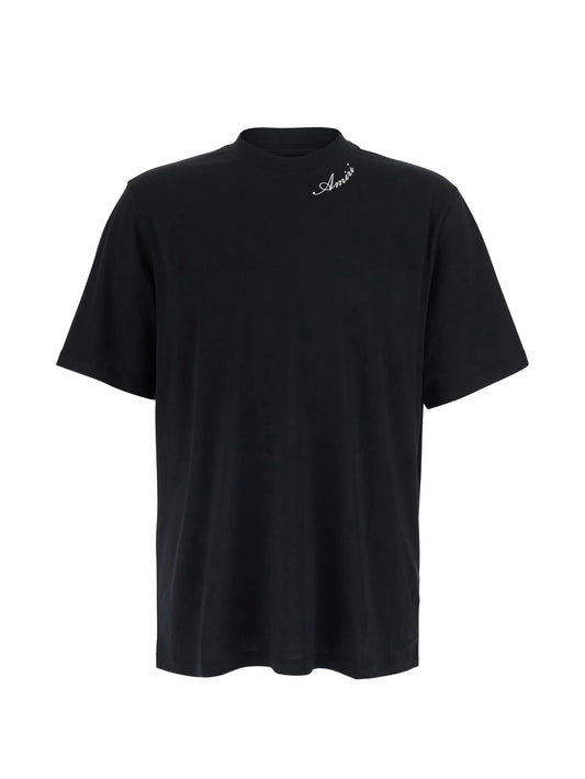 logo-embroidered T-shirt