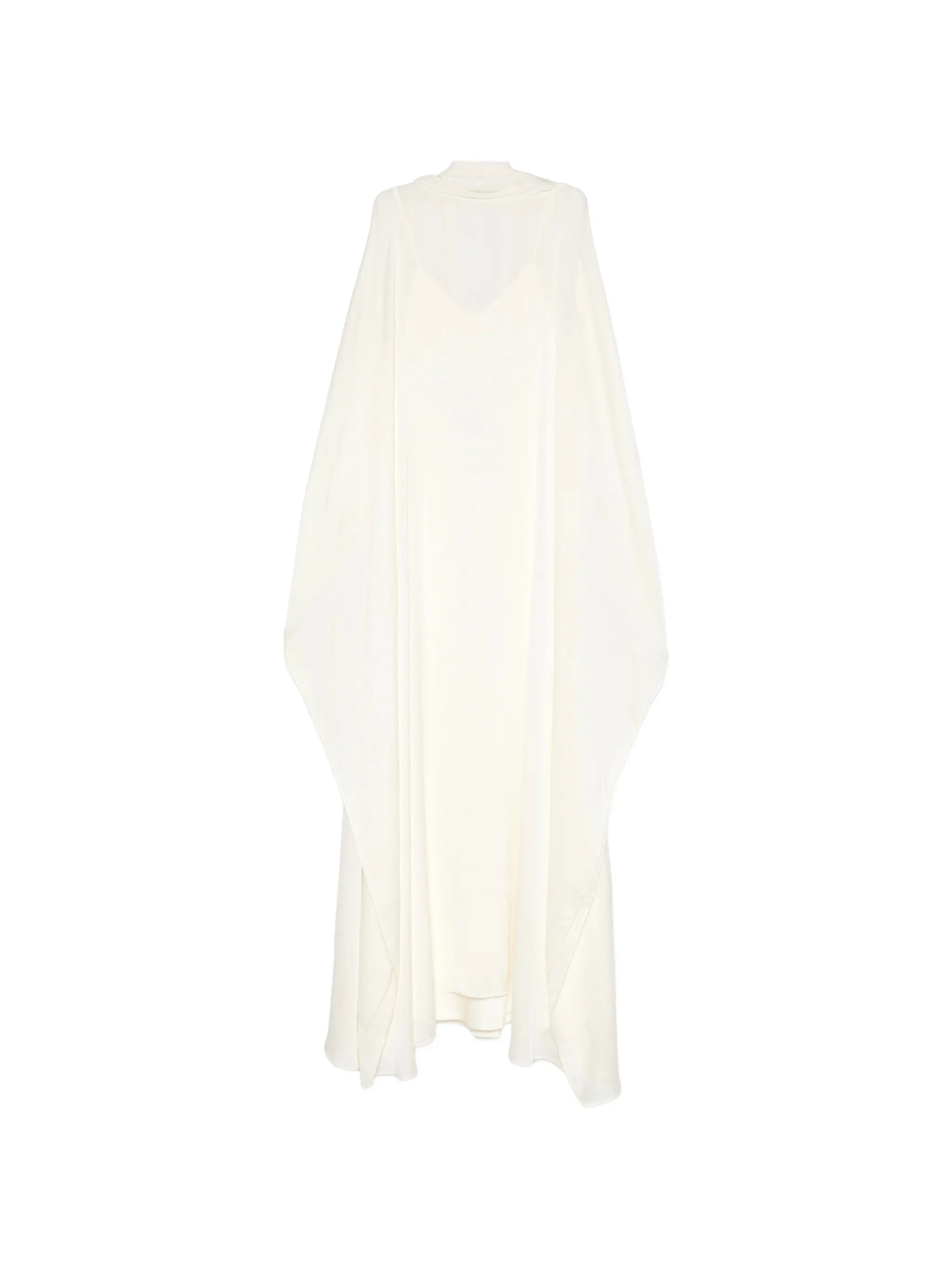 sheer pleated kaftan