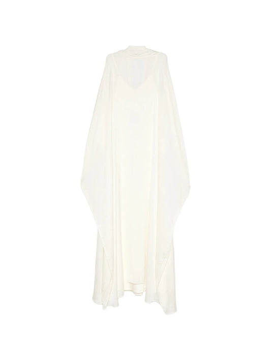 sheer pleated kaftan