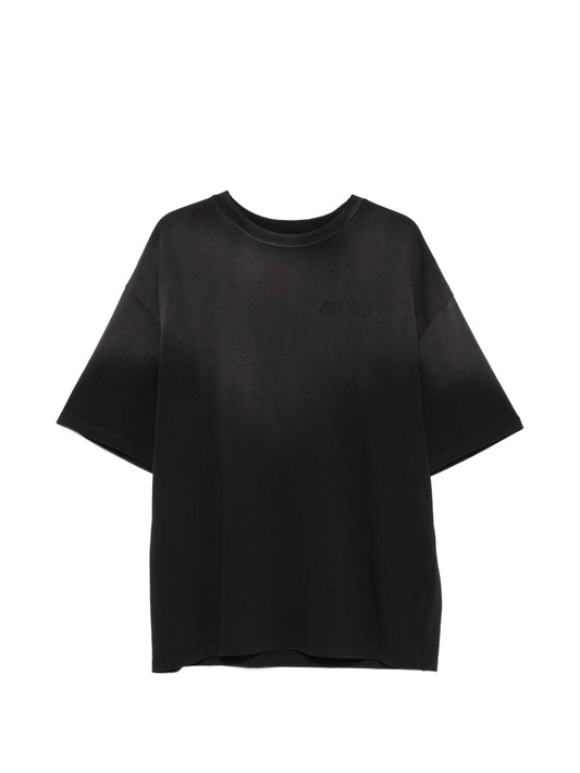 bandana-print logo-embroidered T-shirt