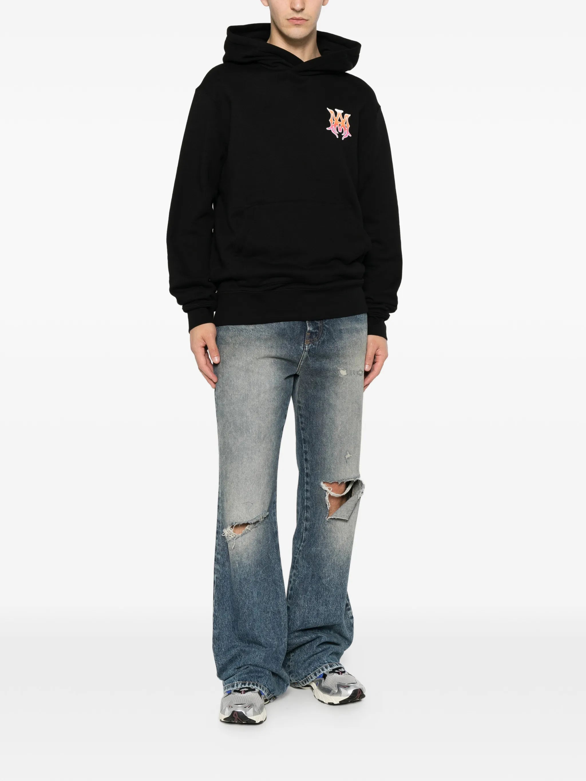 logo-print hoodie