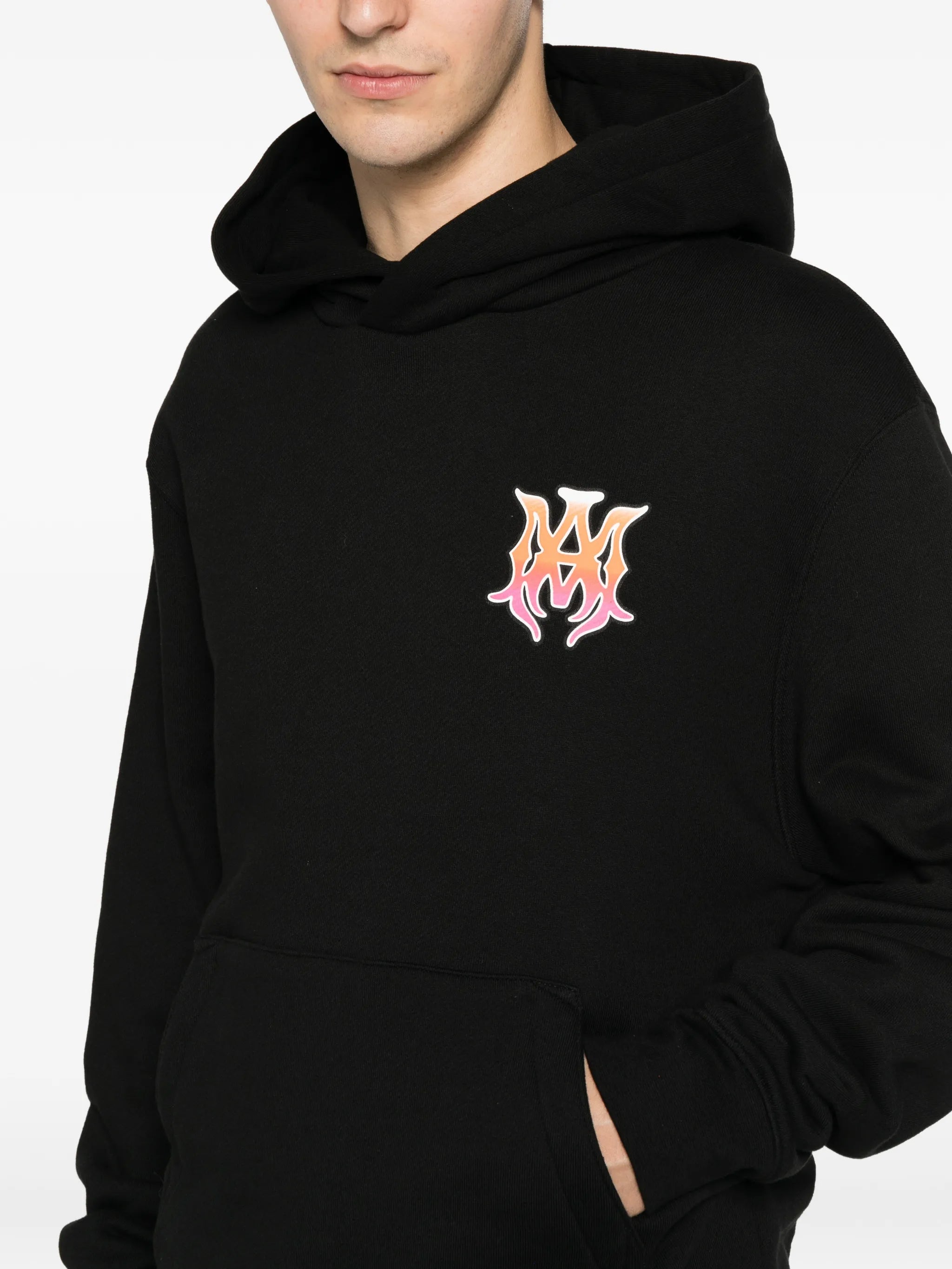 logo-print hoodie