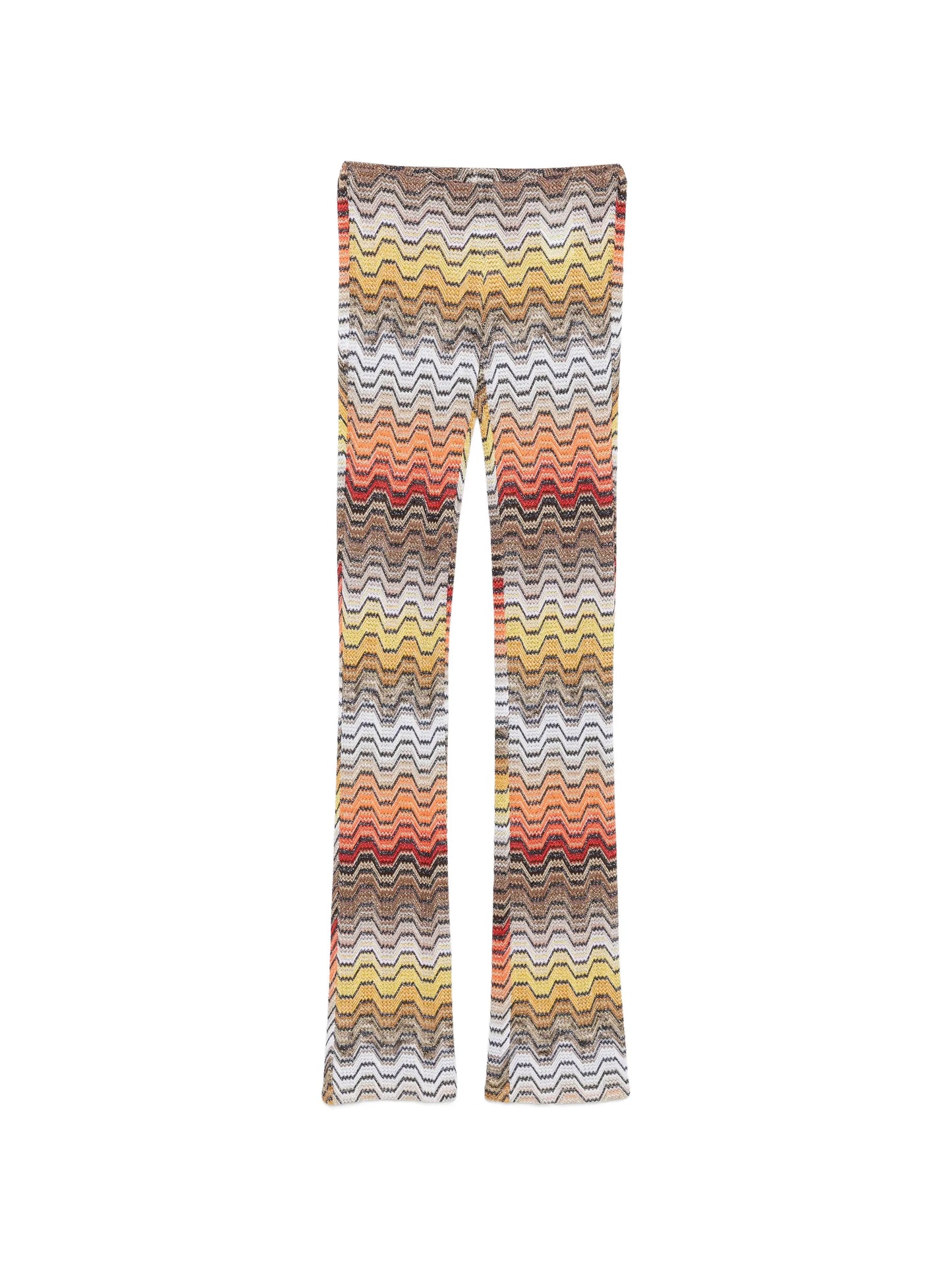 zigzag-knit trousers
