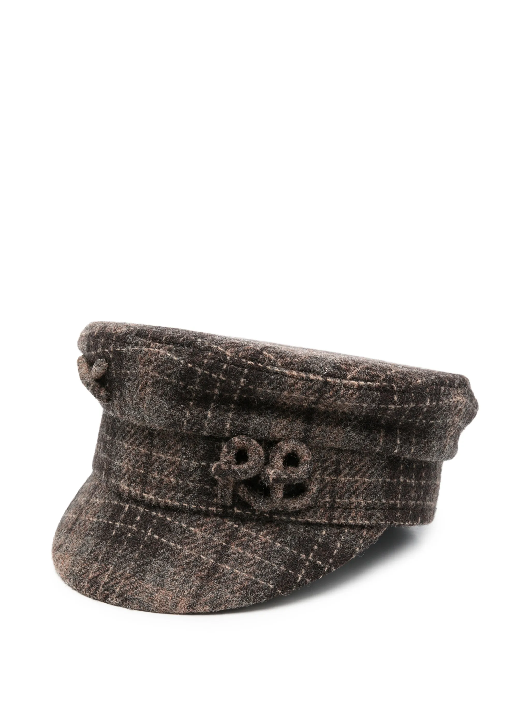 check print Baker Boy cap