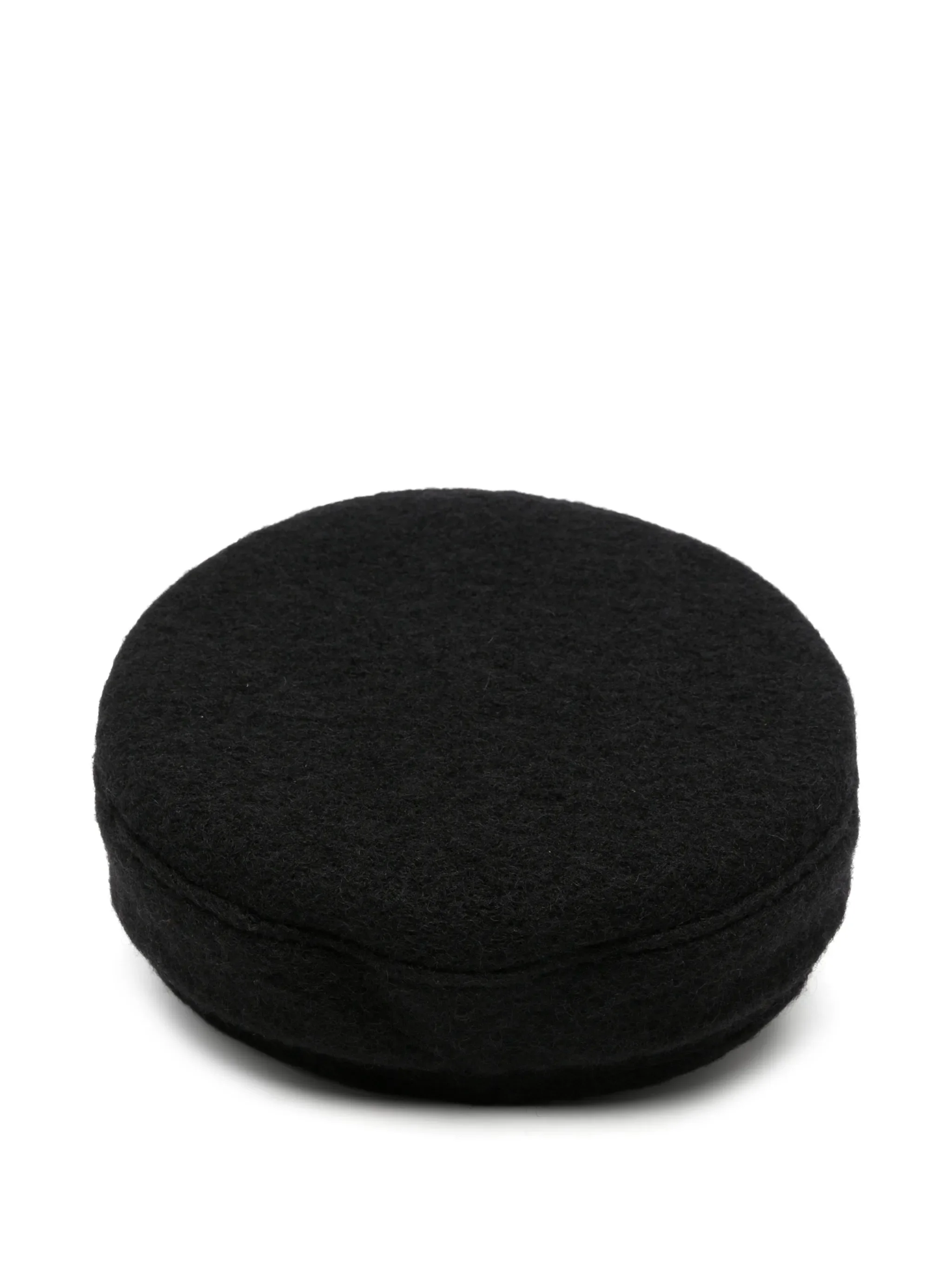 monogram-embellished hat