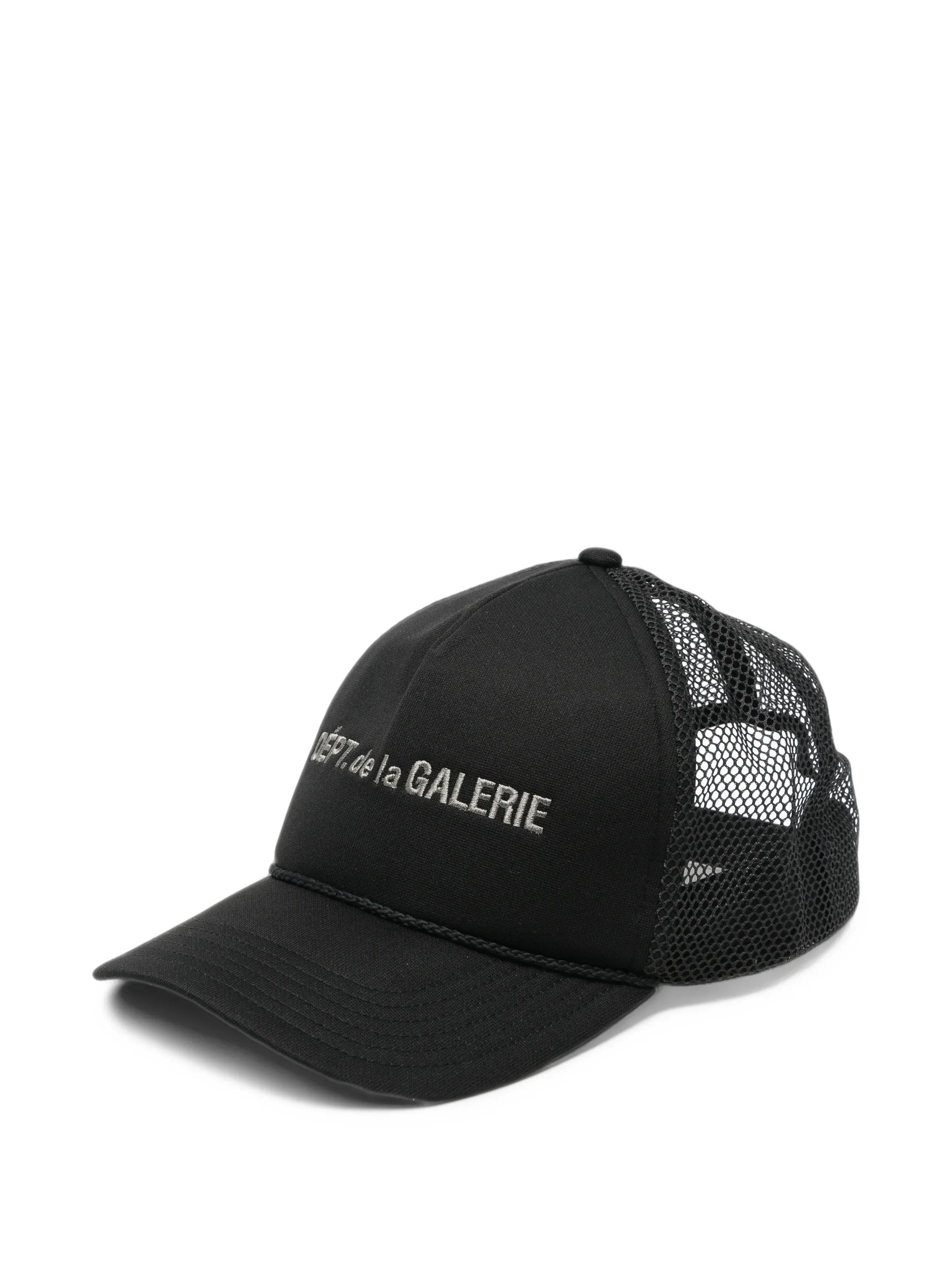 logo-embroidered mesh-panelled cap