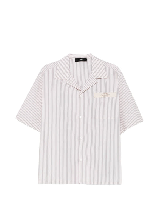 striped short-sleeve shirt
