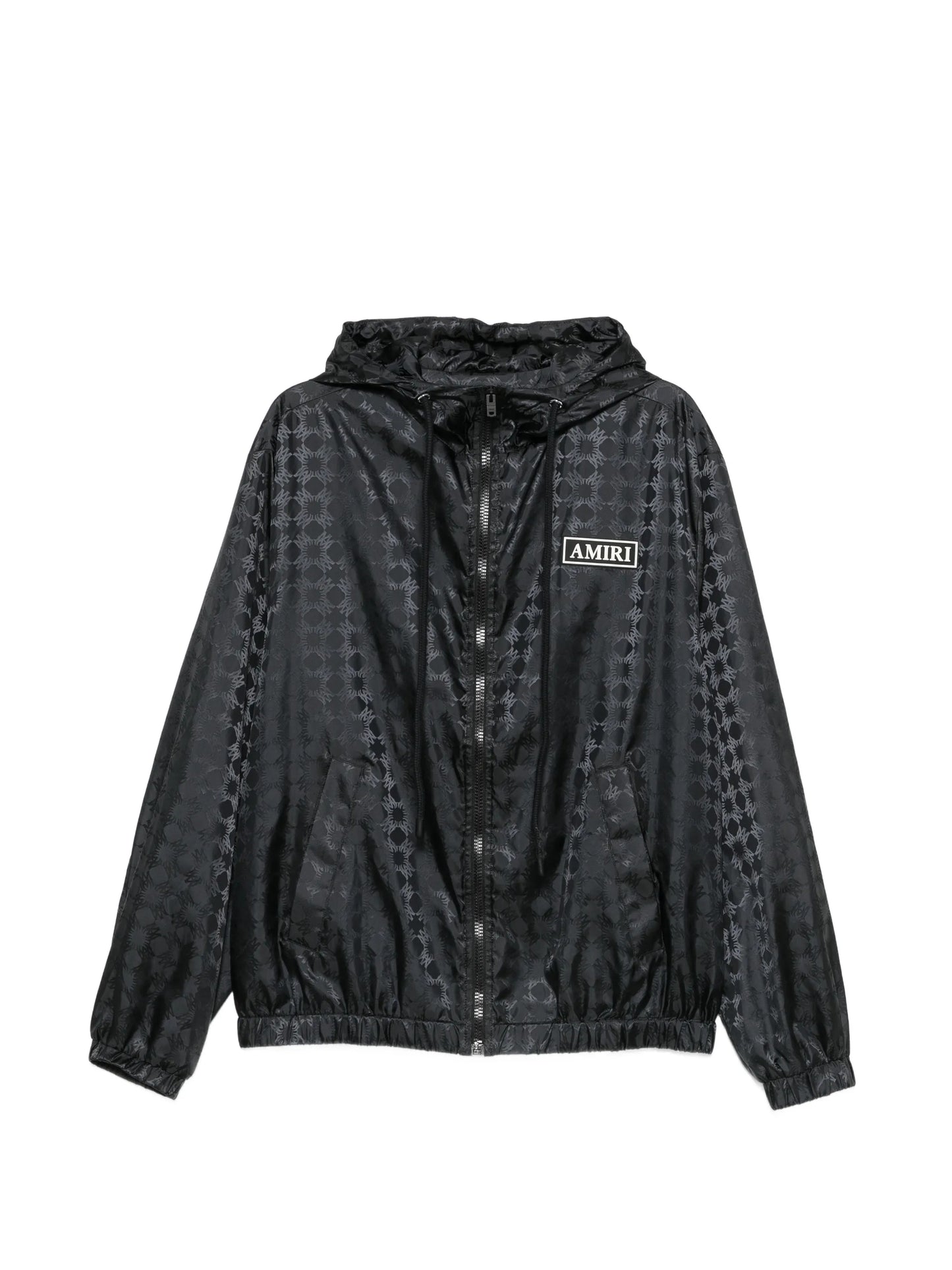 logo-pattern jacket