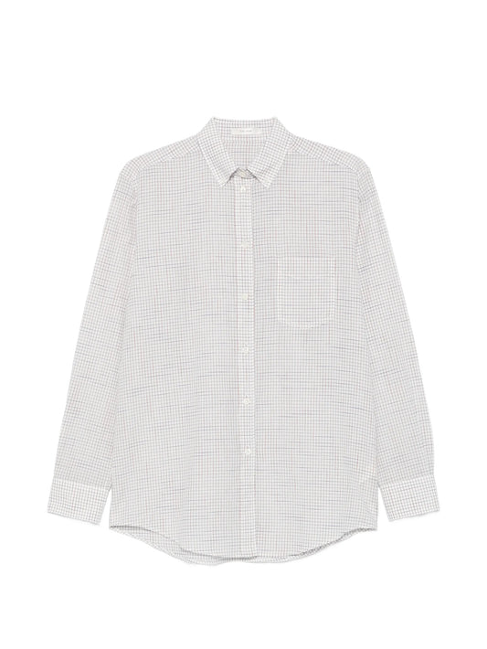 Dalan check-pattern long-sleeve shirt