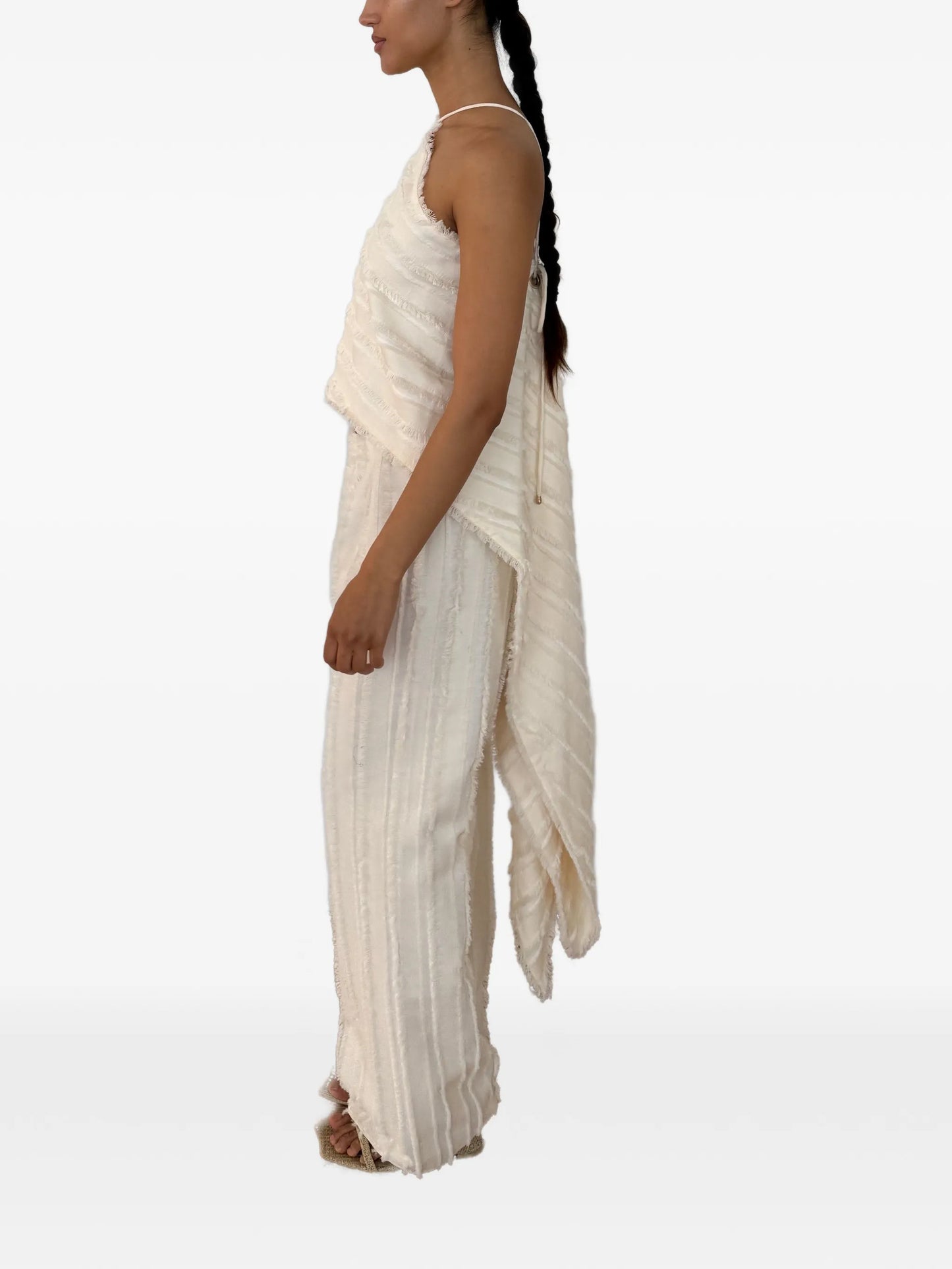 Venezia fringed halterneck top