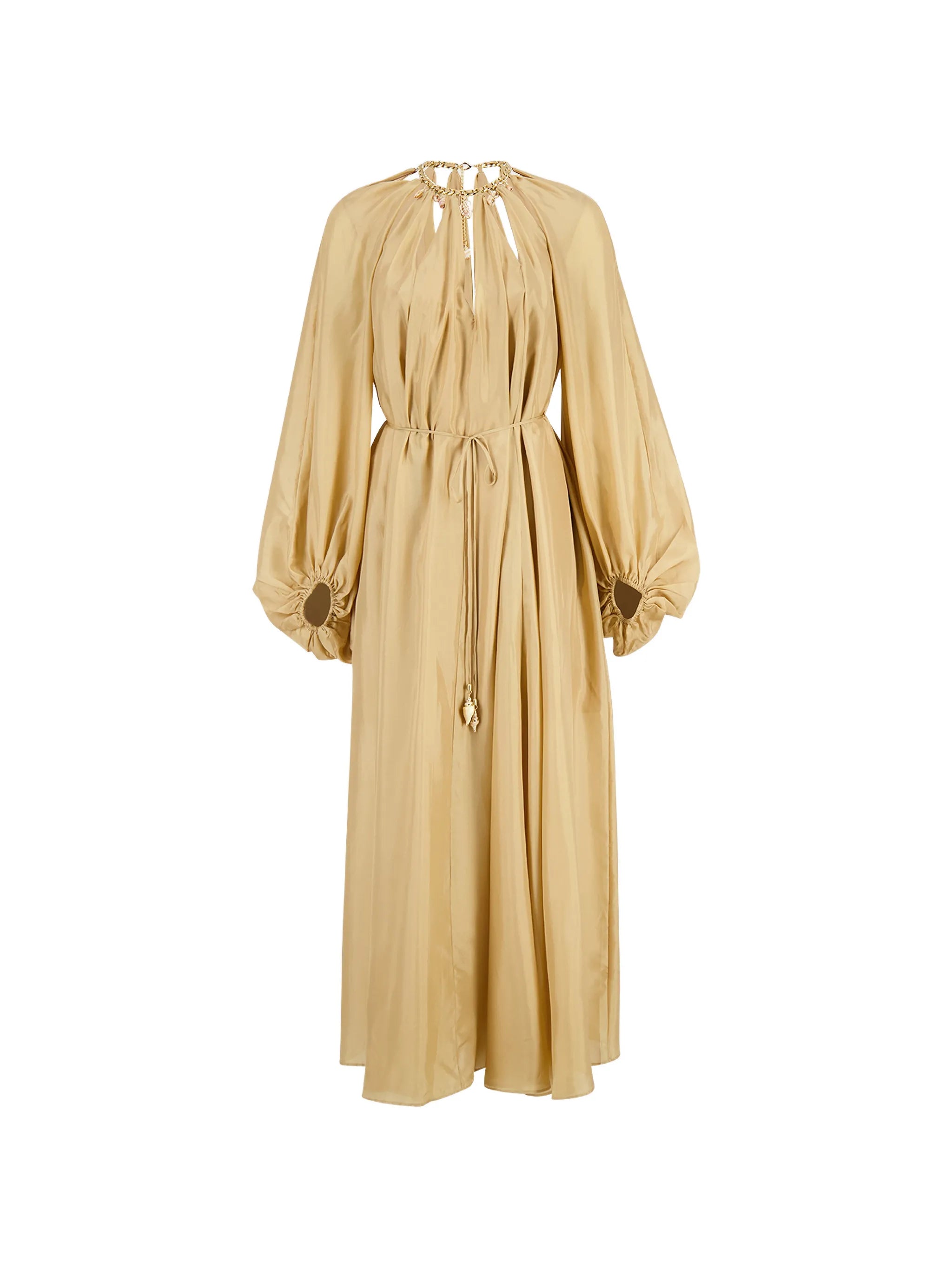 Mahon shell-embellished cut-out maxi dress