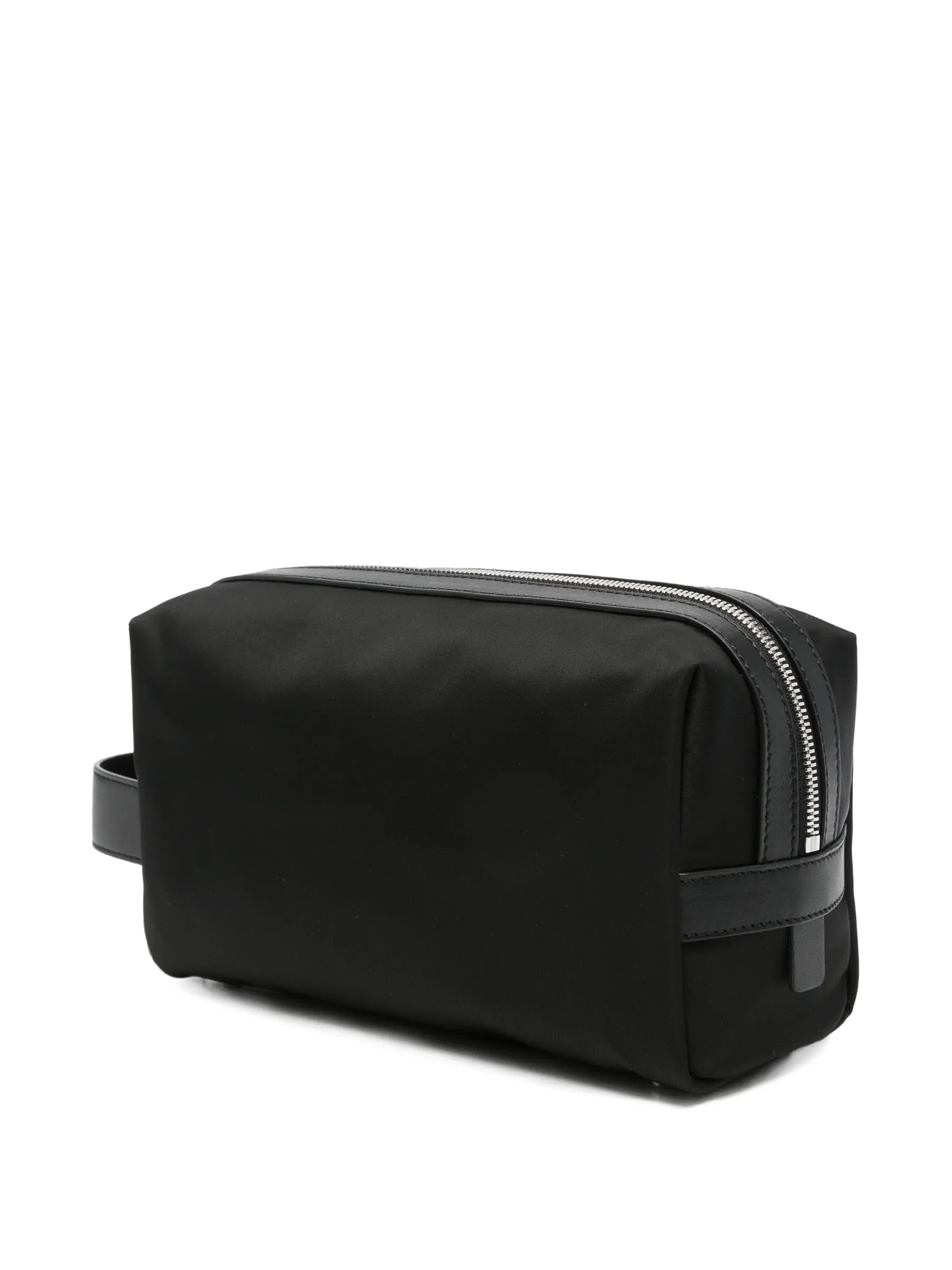 logo-patch wash bag