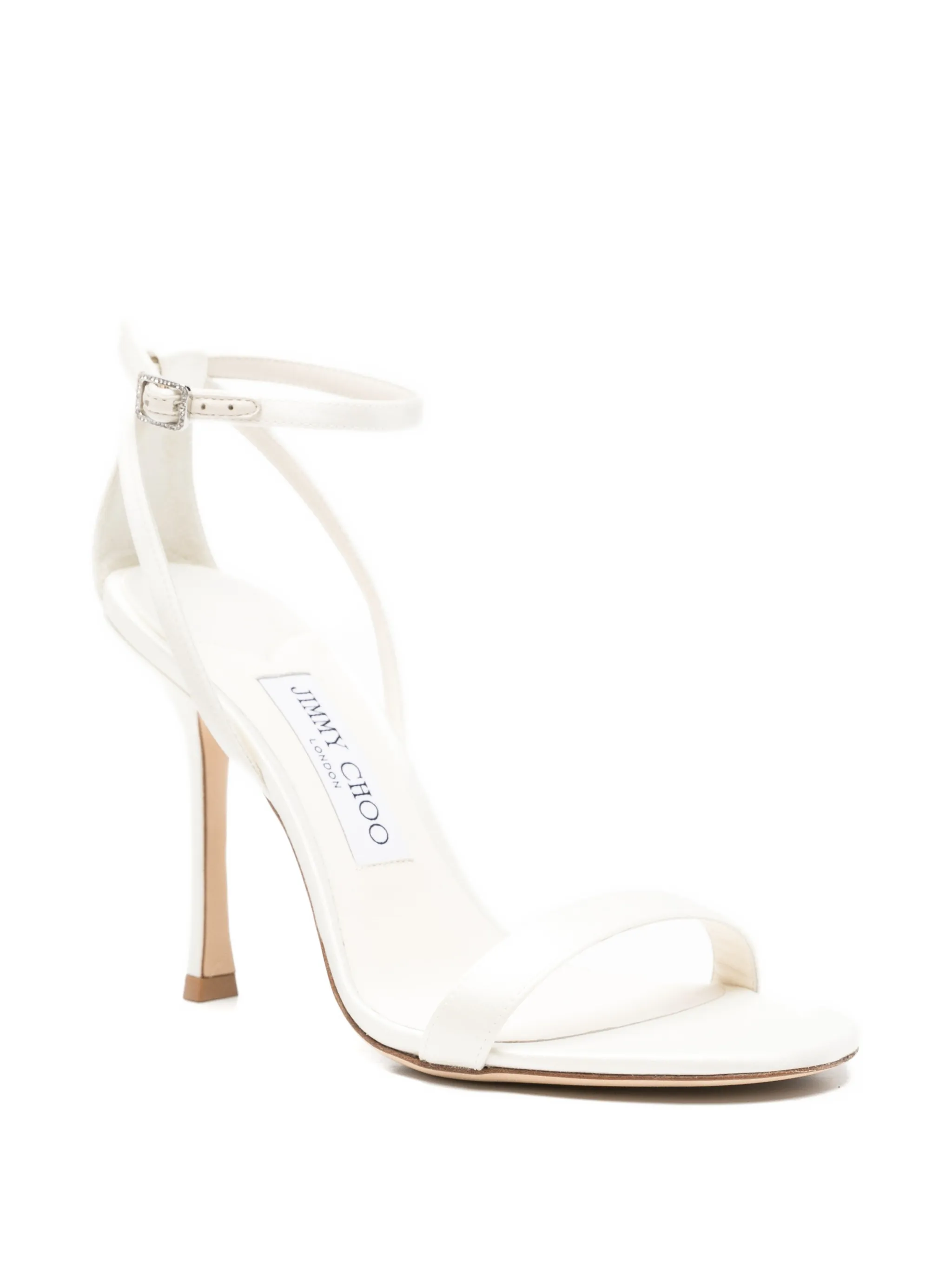 Moza crystal-buckle ankle-strap sandals