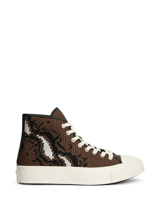 Chuck Taylor All Star woven leather sneakers