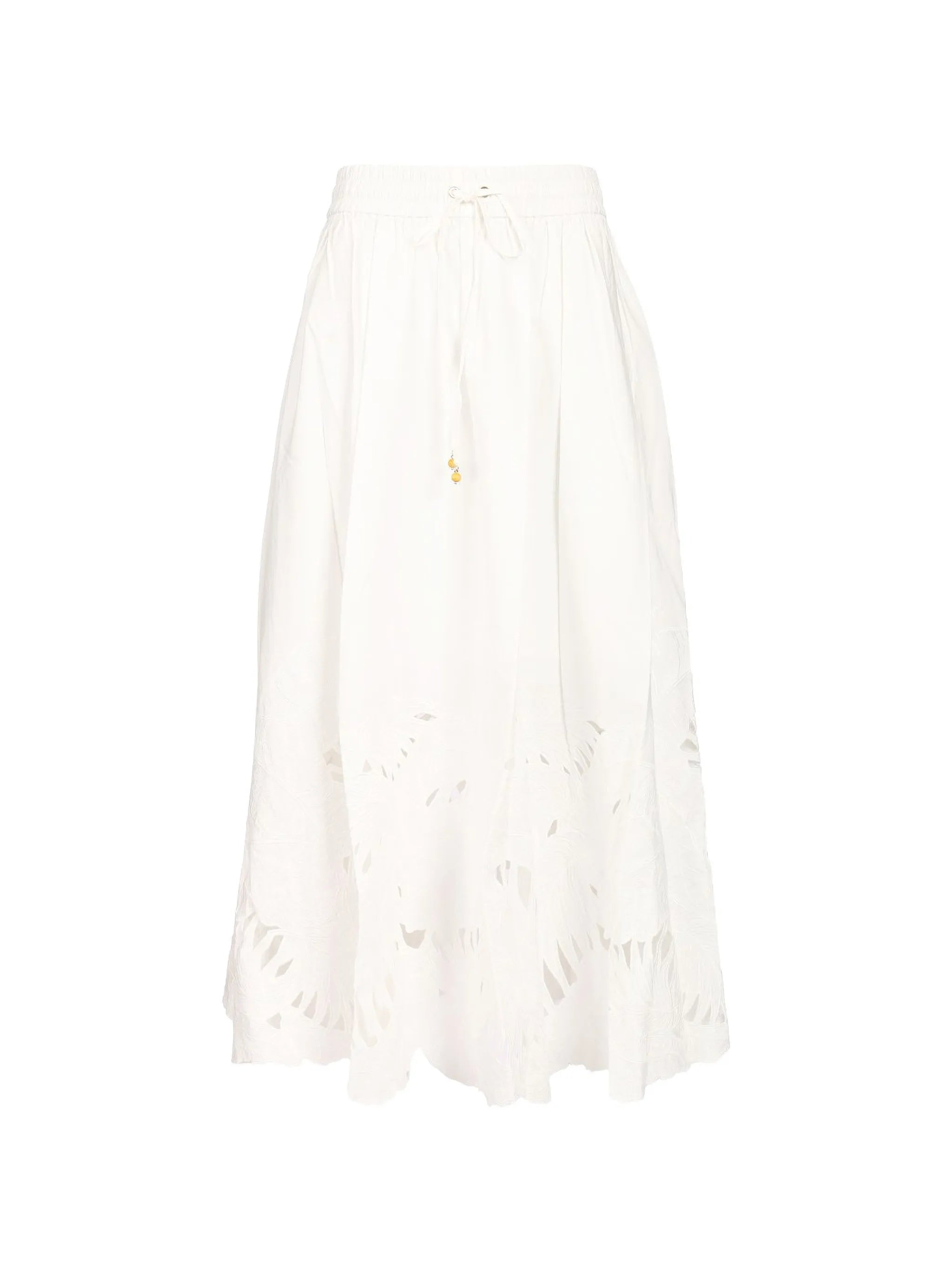 Mahon embroidered midi skirt