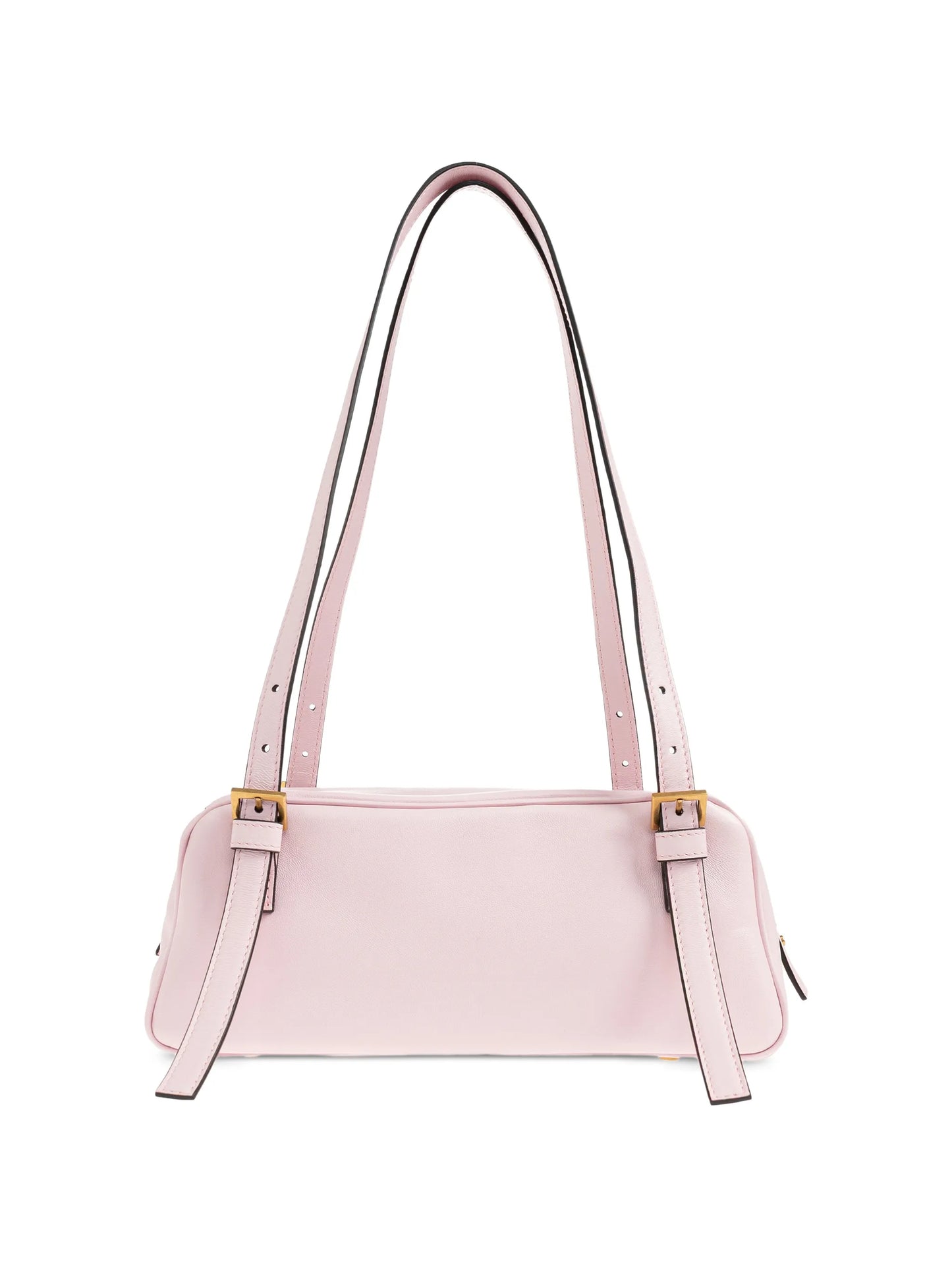 Emblème leather shoulder bag