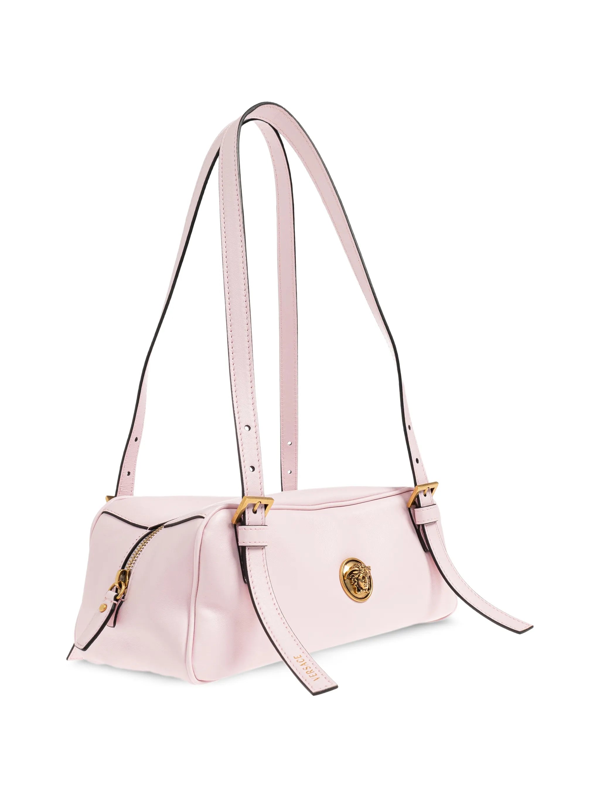 Emblème leather shoulder bag