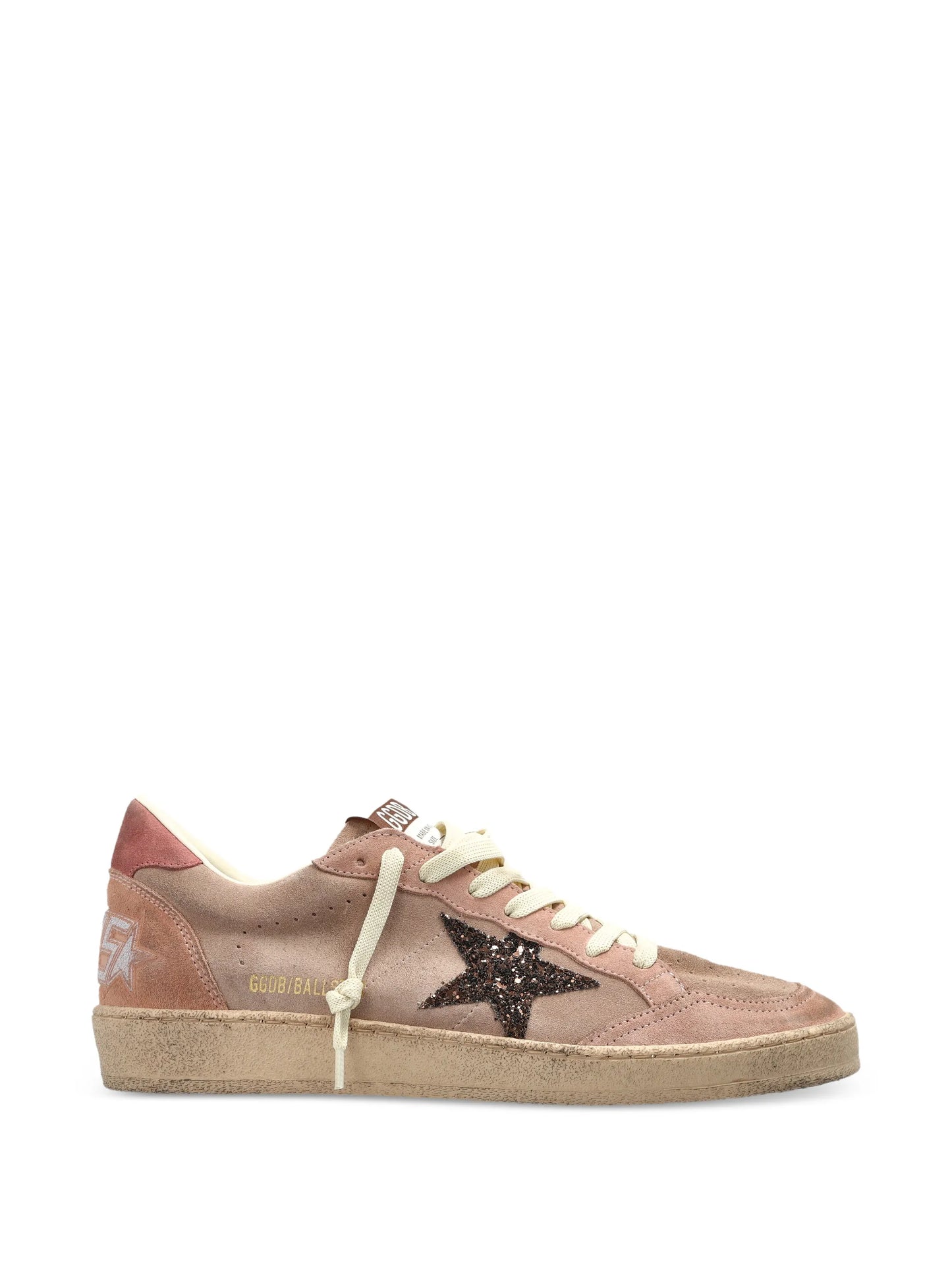 Ball Star glitter-patch sneakers