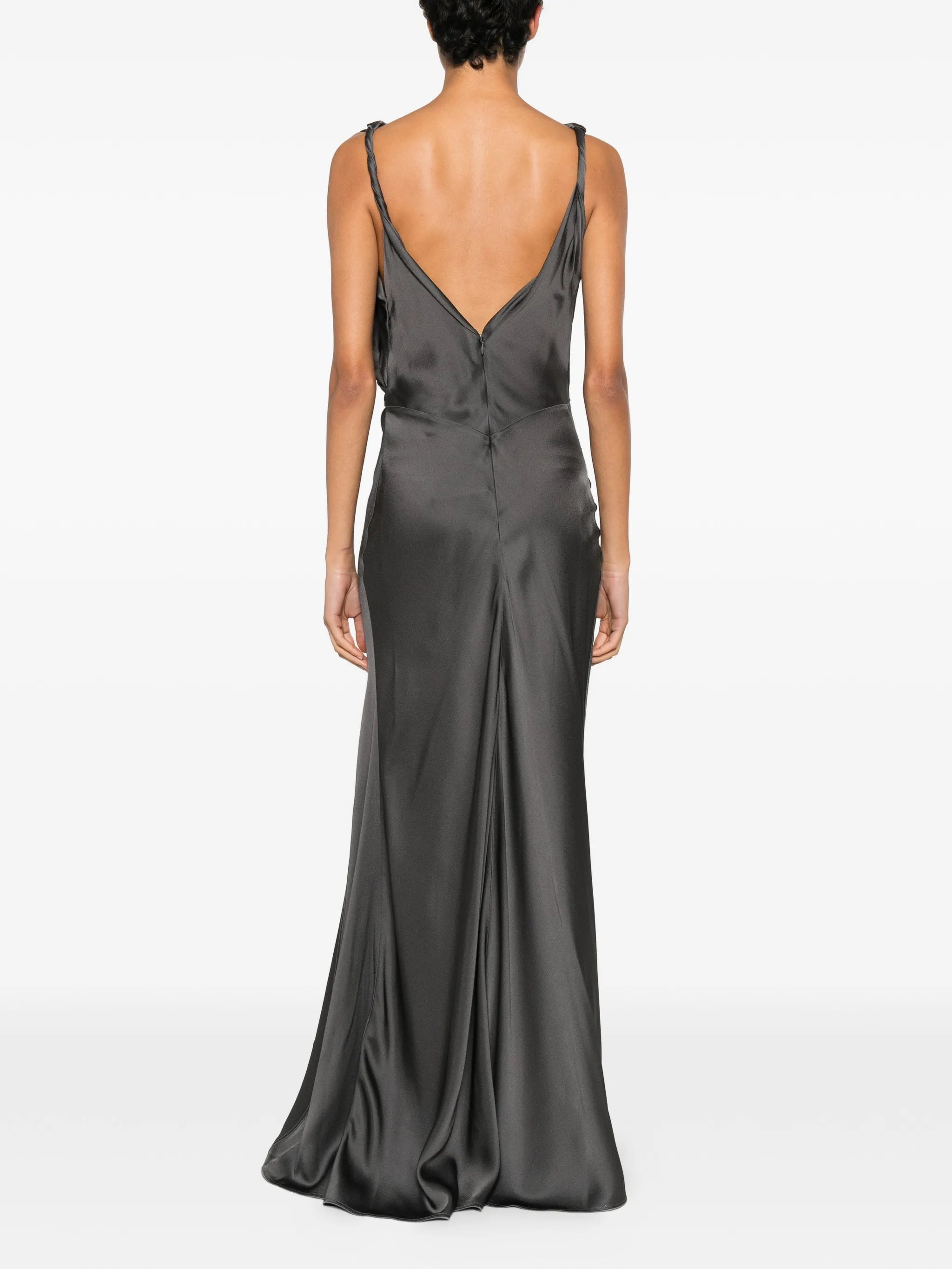 Posy cowl-neck maxi dress