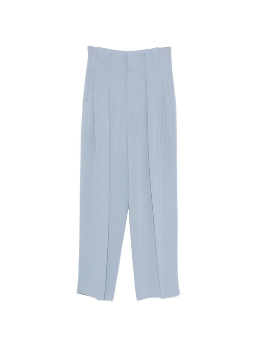 tailored pleated trousers