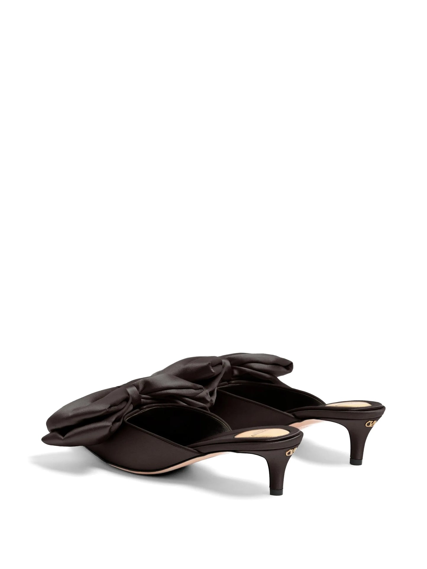 Yolande satin mules 45mm