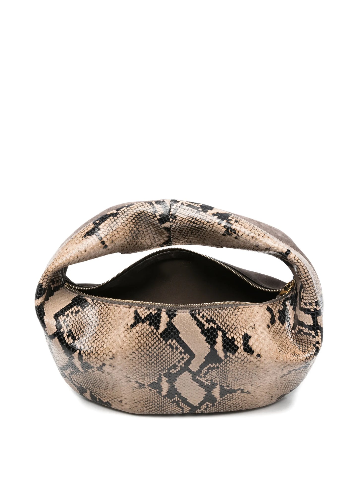 medium Olivia snake-effect tote bag