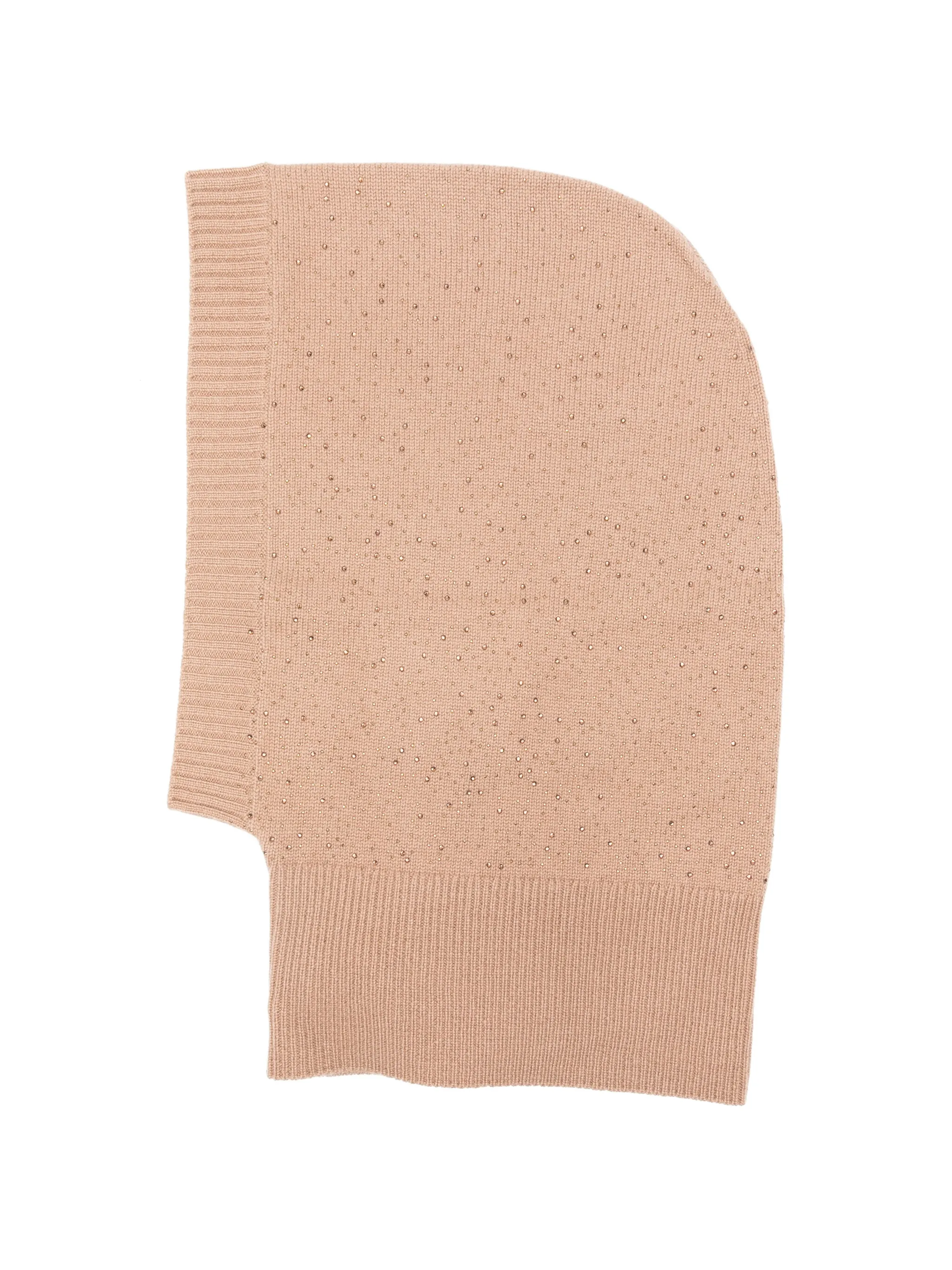 cashmere and rhinestone balaclava