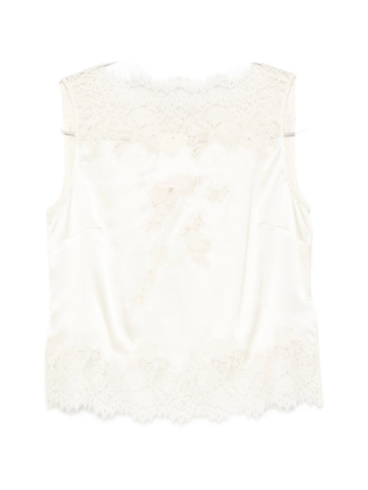 Viviane lace-trim top
