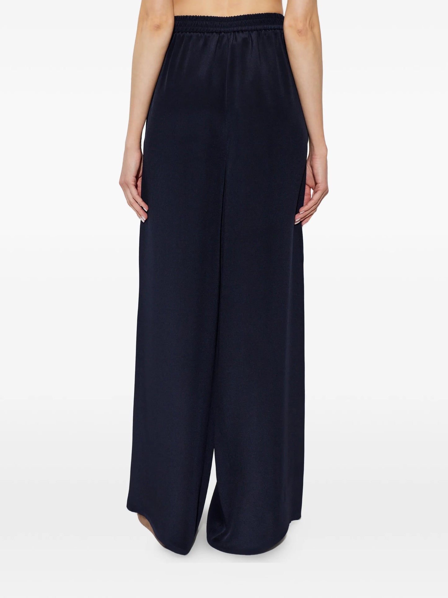 Volonta wide-leg silk trousers