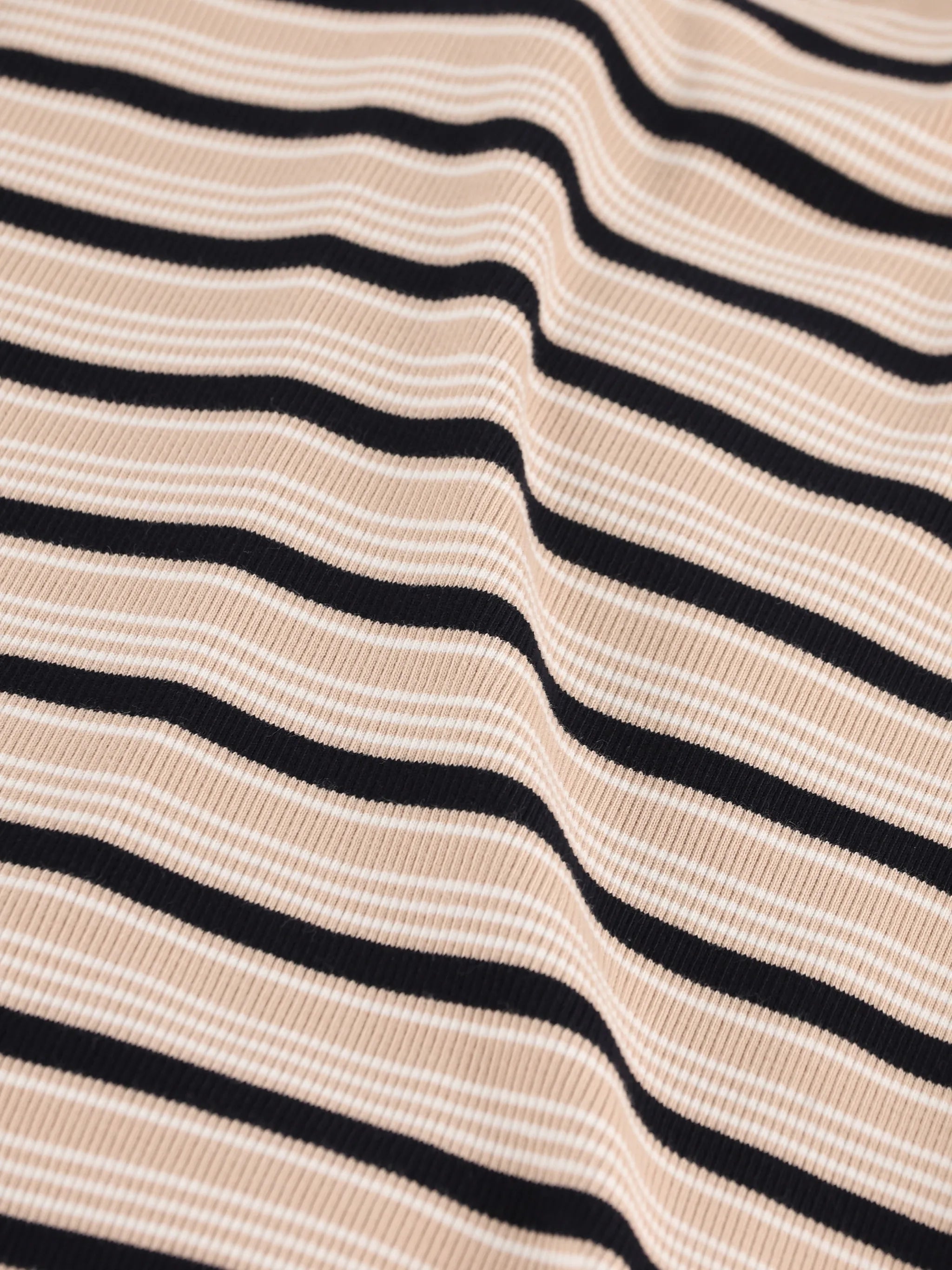 striped logo-patch T-shirt