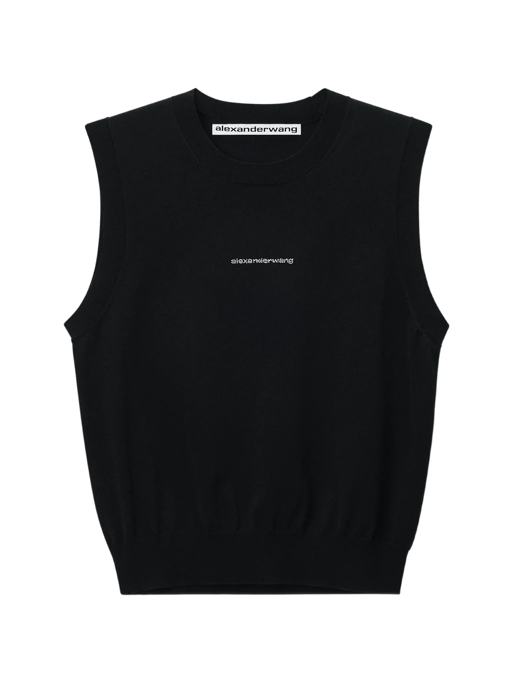 crystal hotfix logo tank
