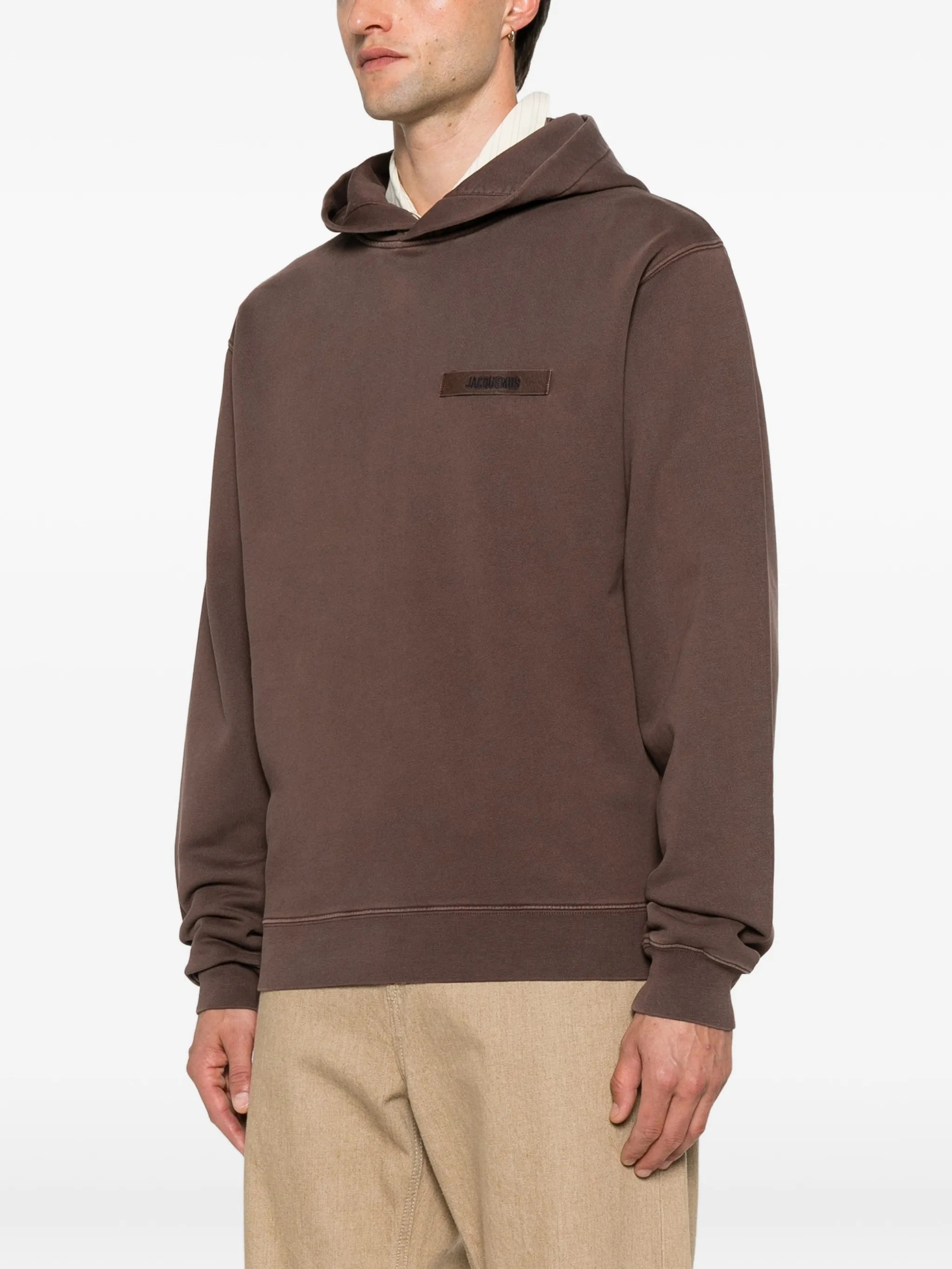 logo-patch hoodie