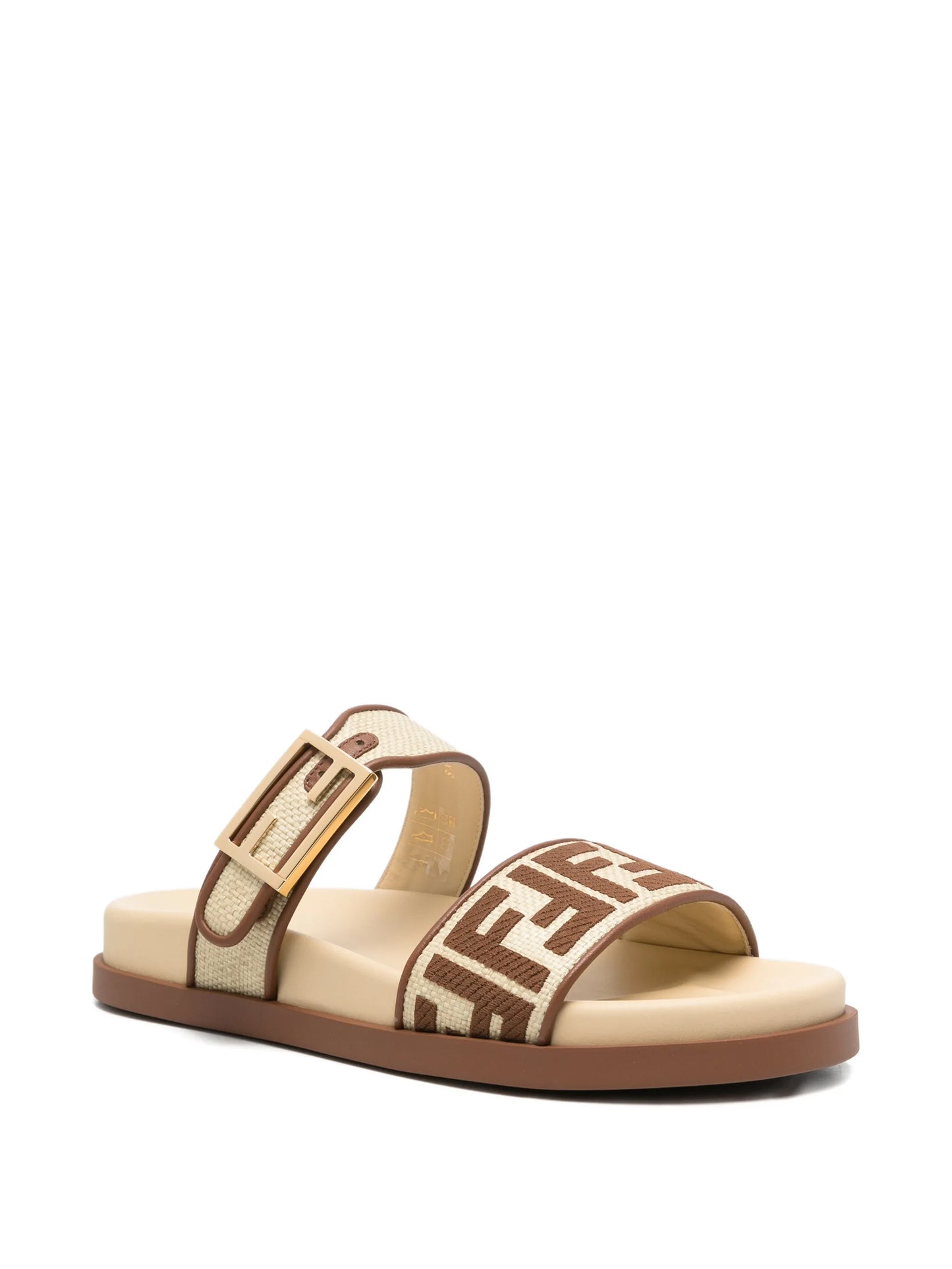 FF logo buckle sandals