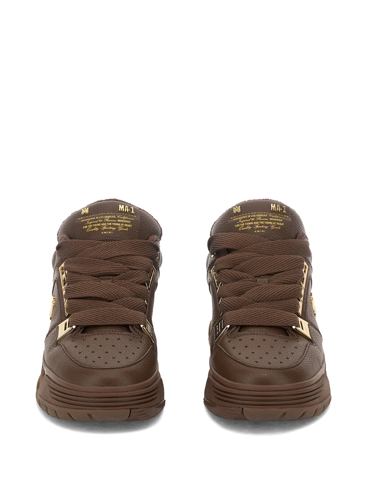 metallic MA-1 sneakers
