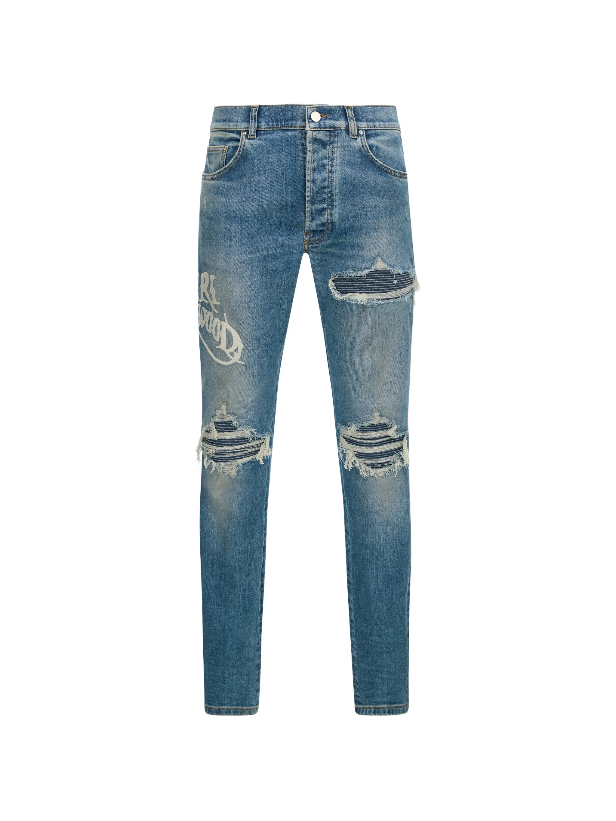 Hollywood MX1 distressed denim jeans