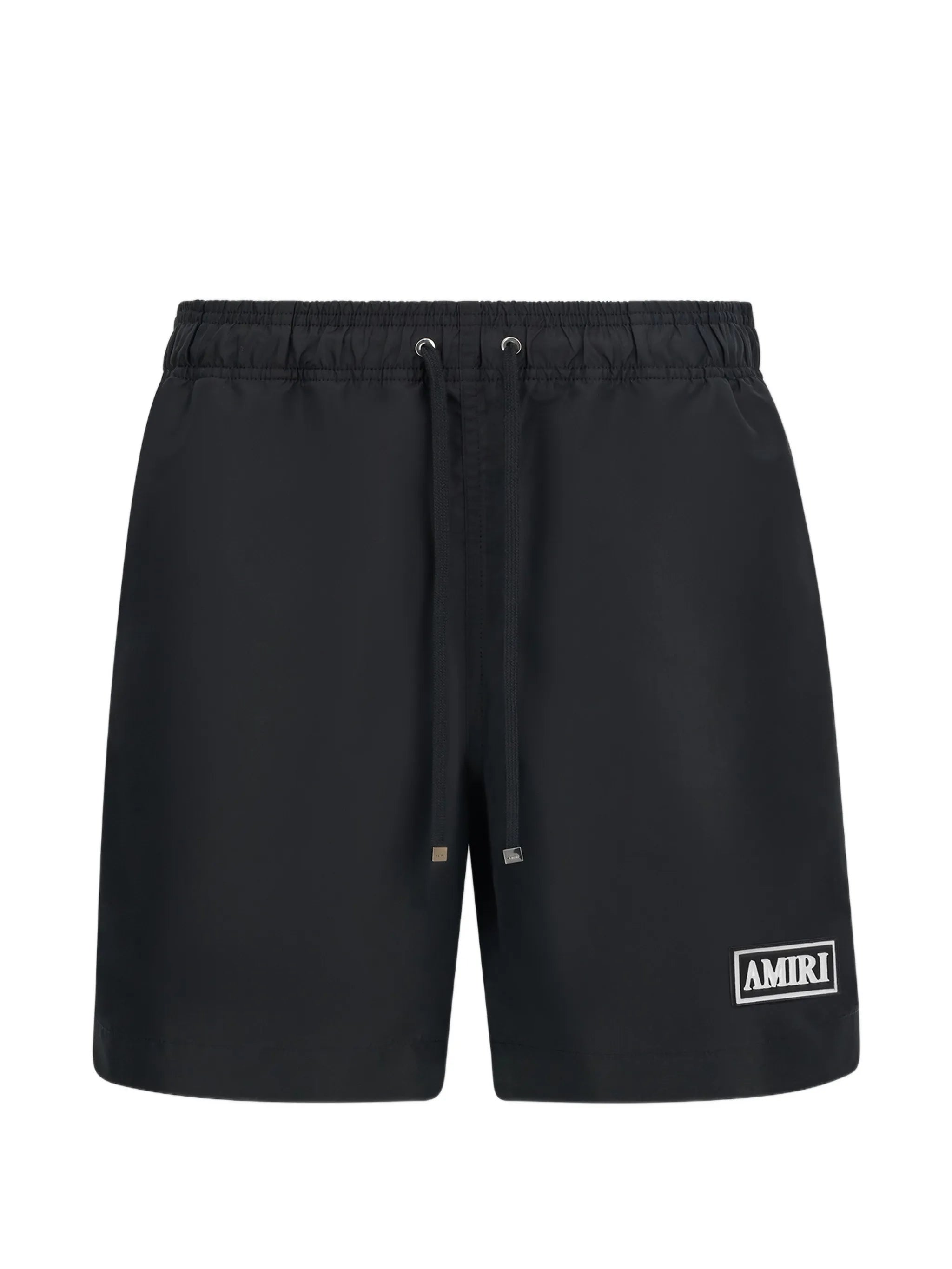 logo-patch drawstring swim shorts