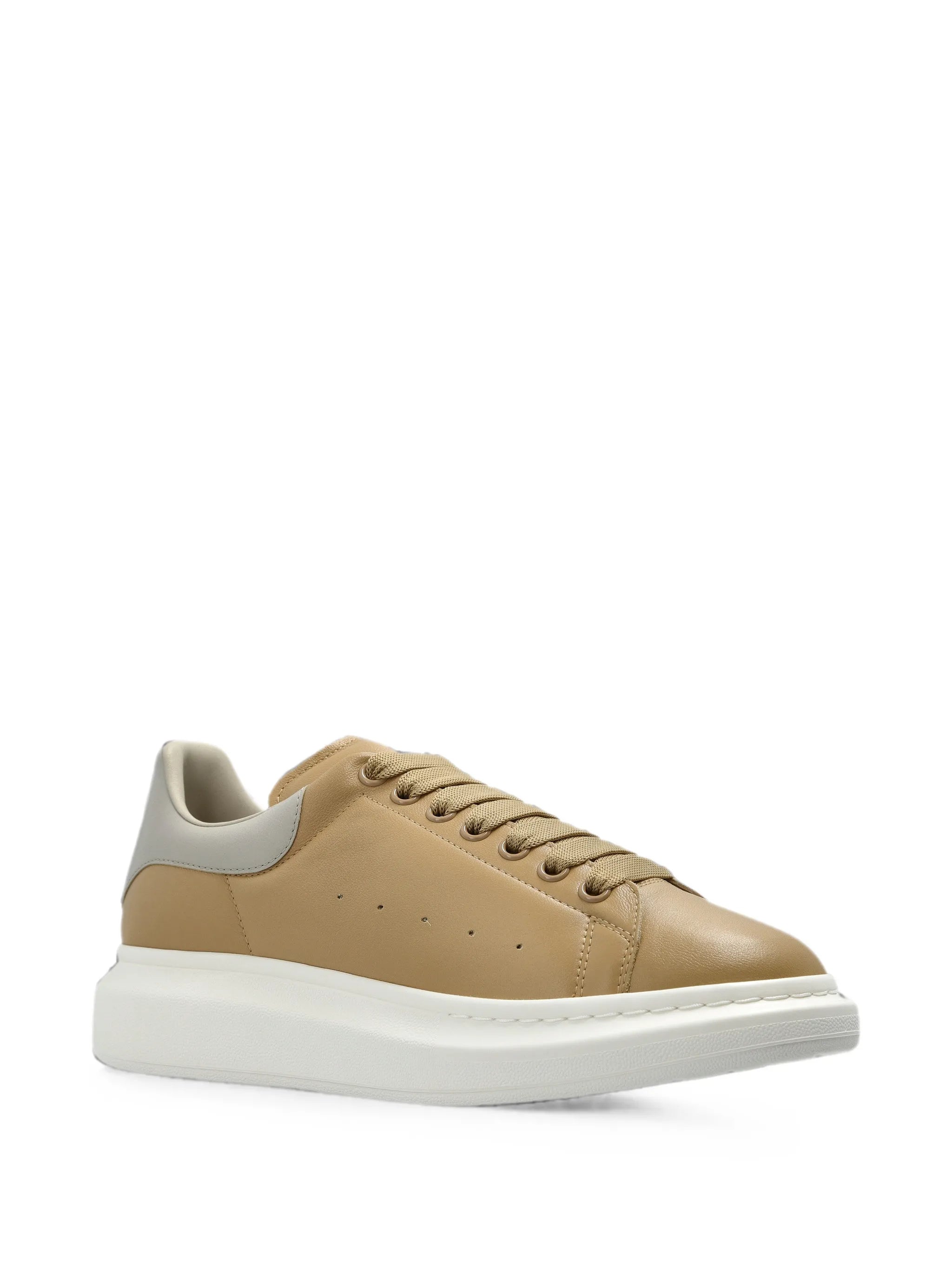 Oversized leather sneakers