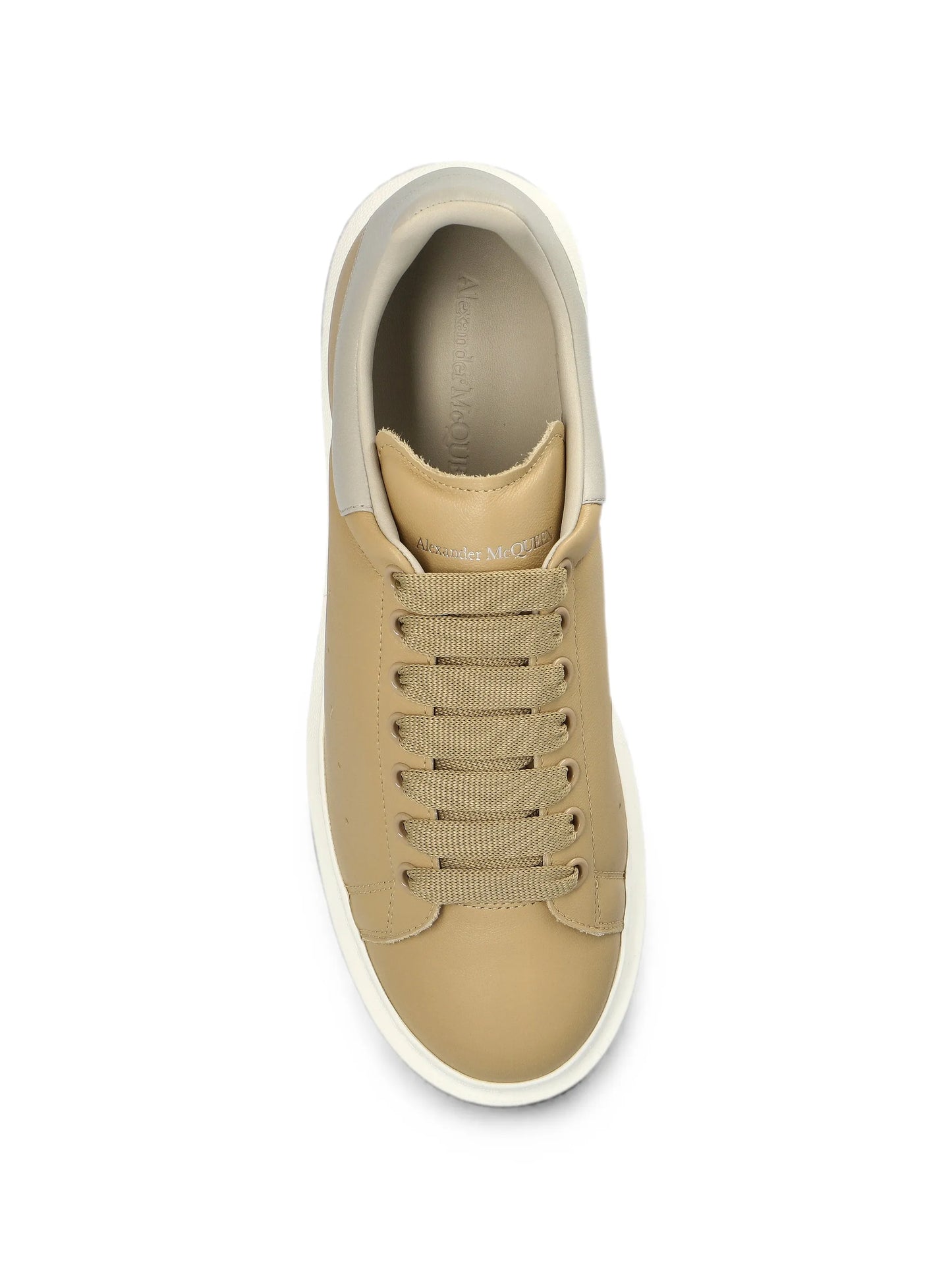Oversized leather sneakers