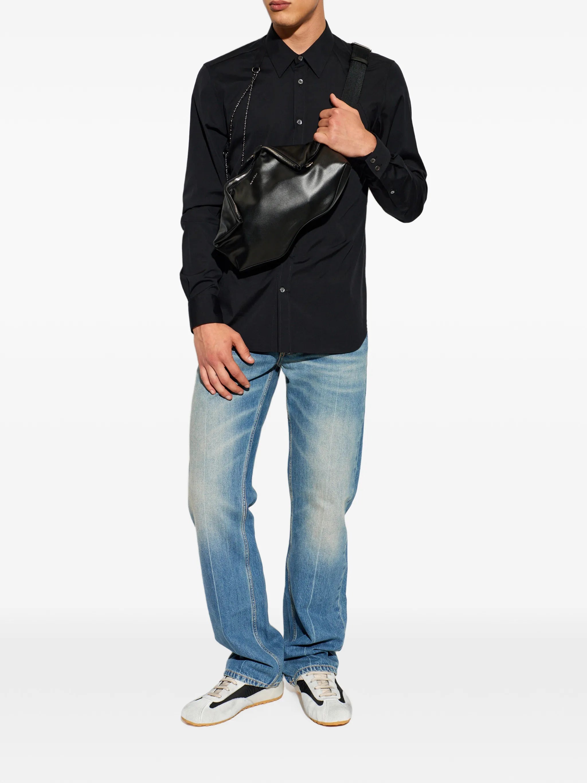 Boxe panelled sneakers