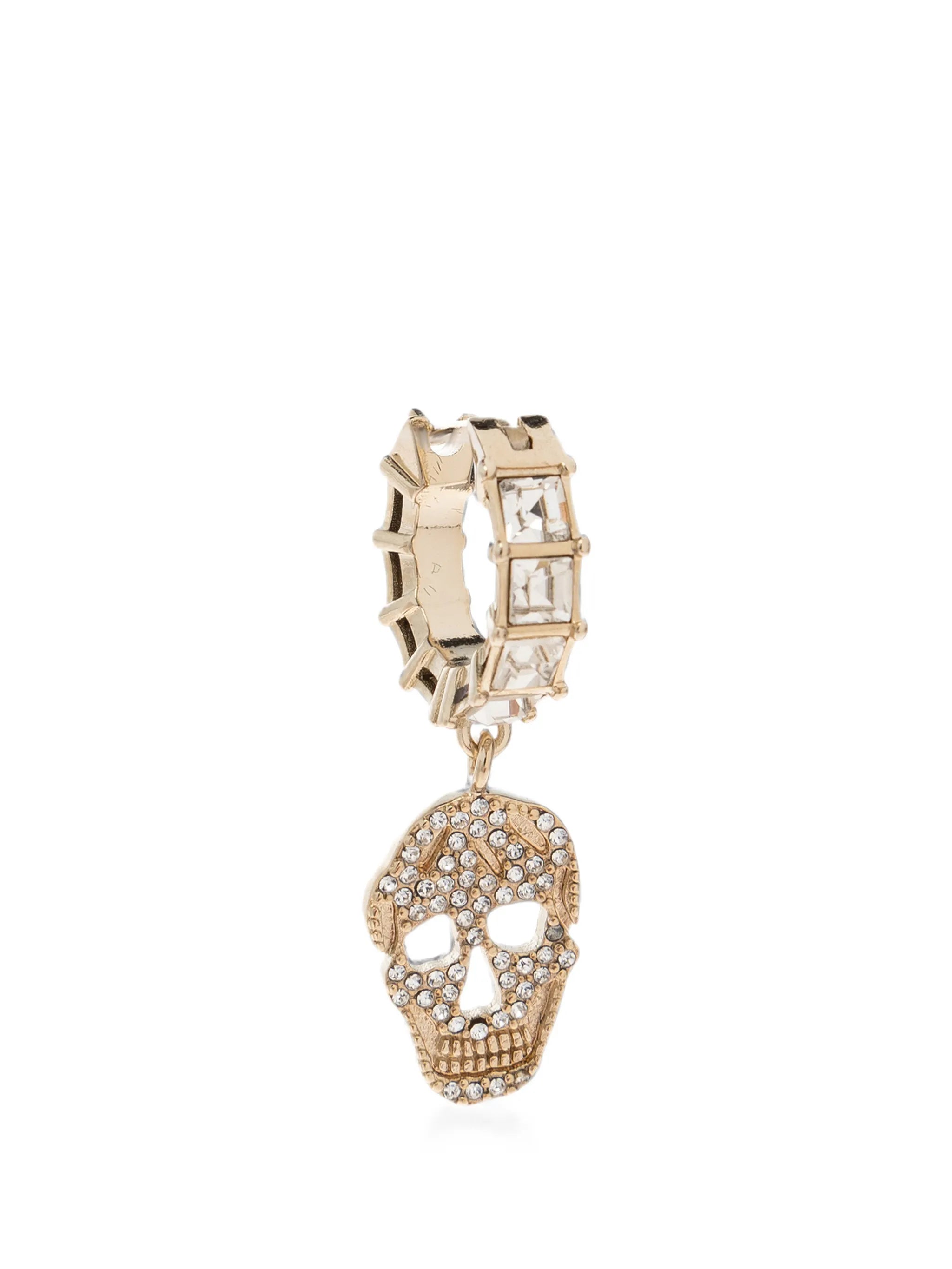 crystal-embellished earrings
