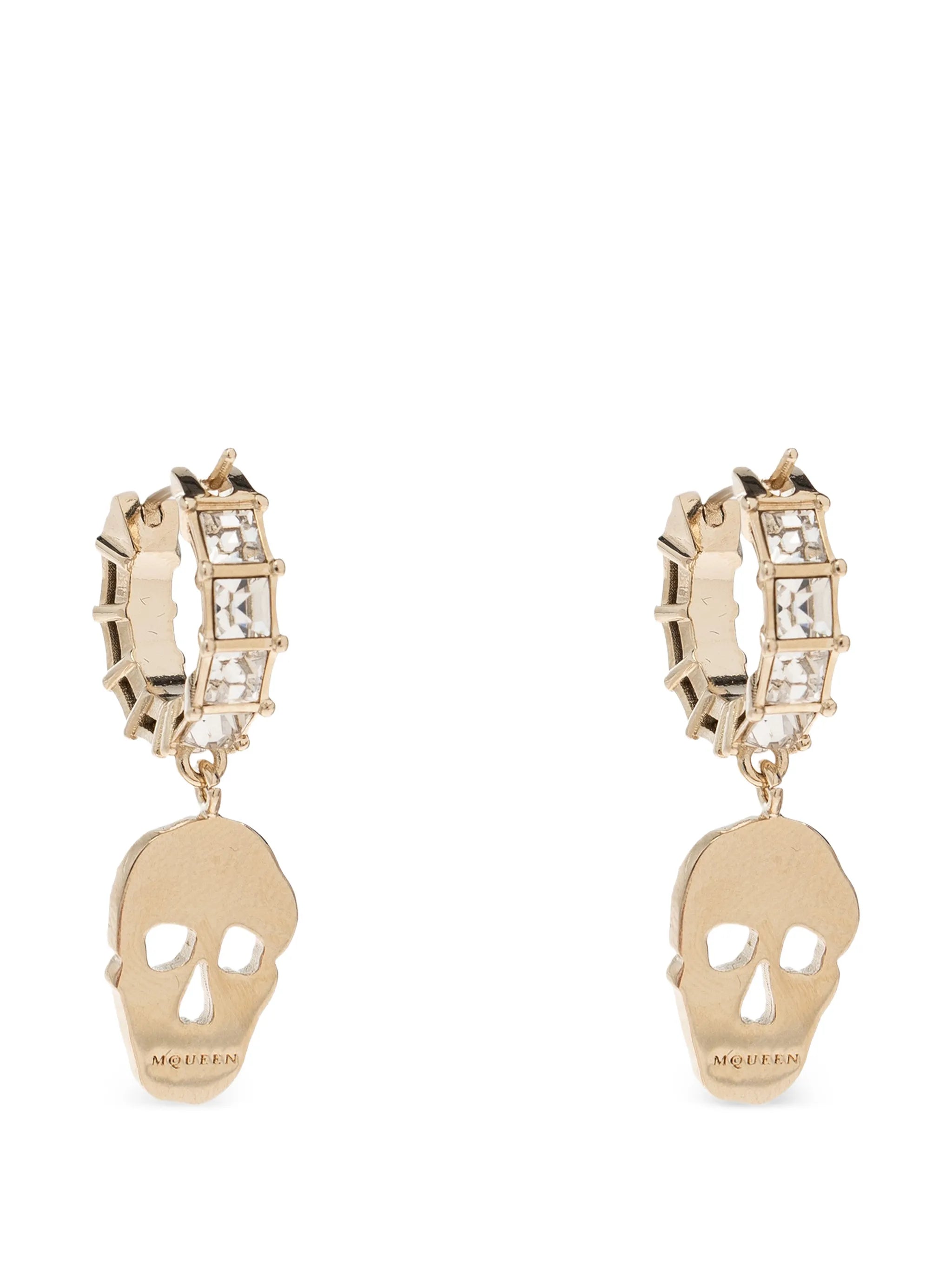 crystal-embellished earrings