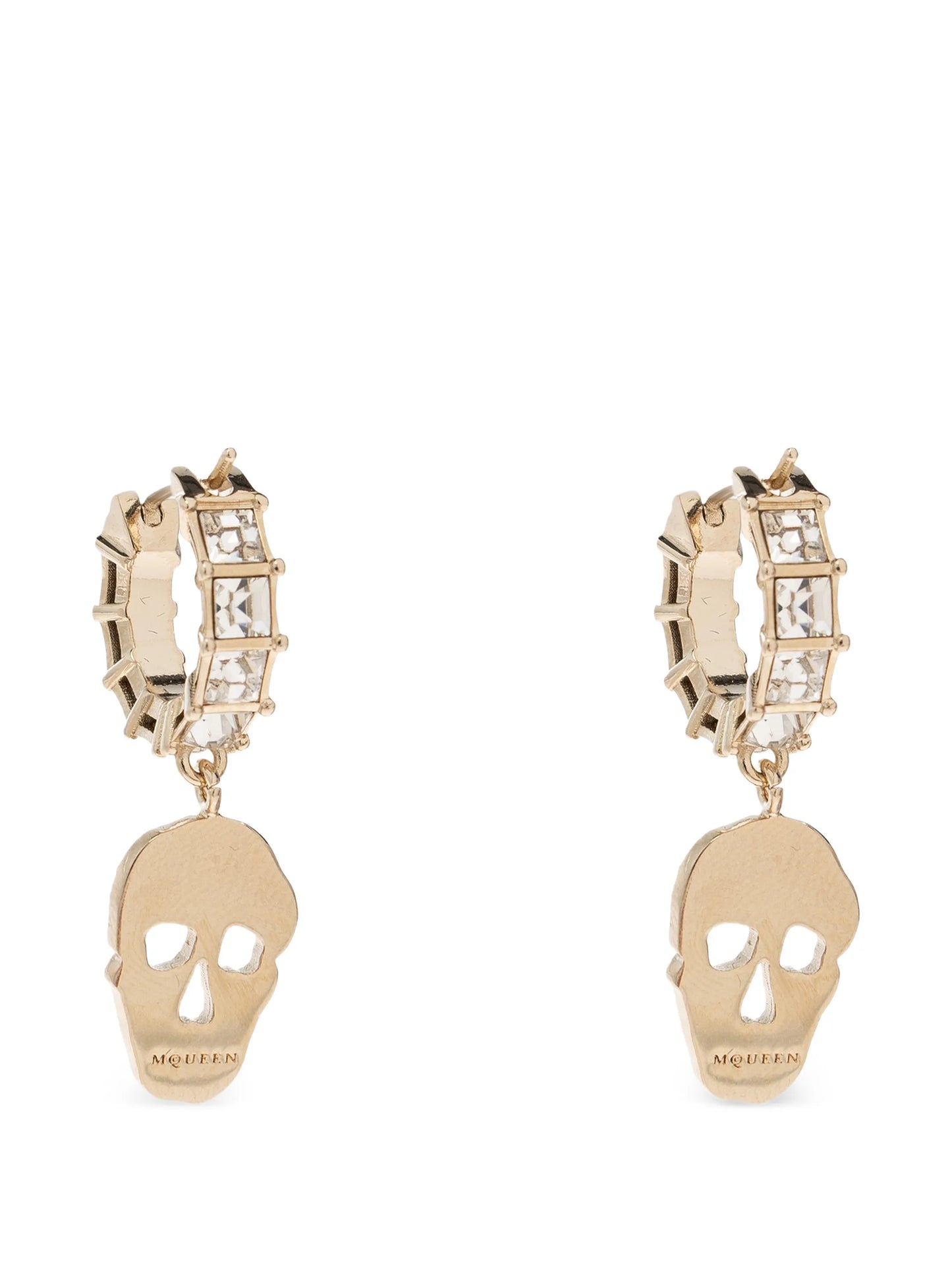 crystal-embellished earrings