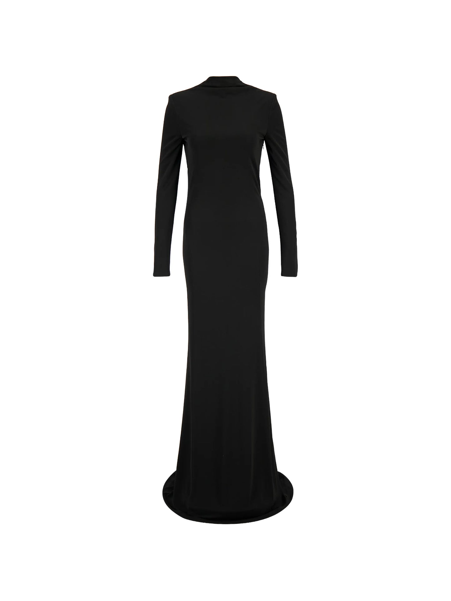 open-back crepe-jersey maxi dress
