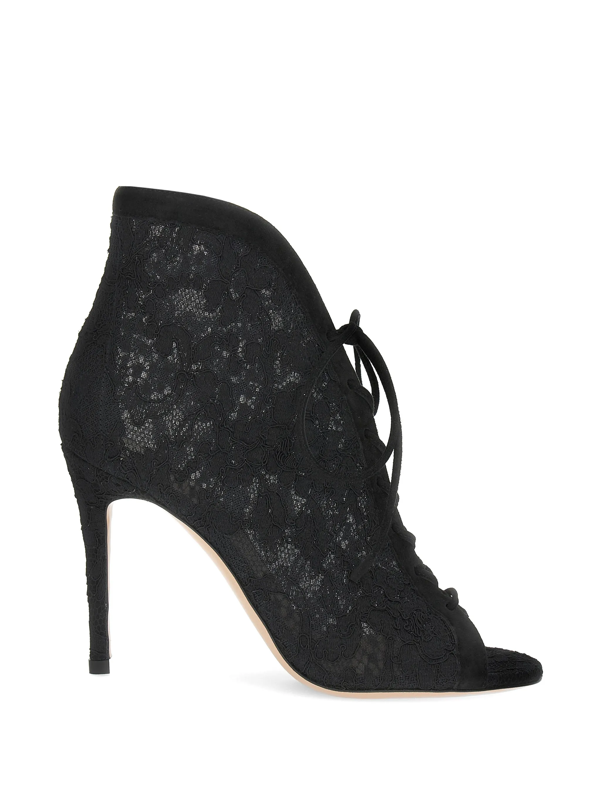 lace-up lace ankle boots