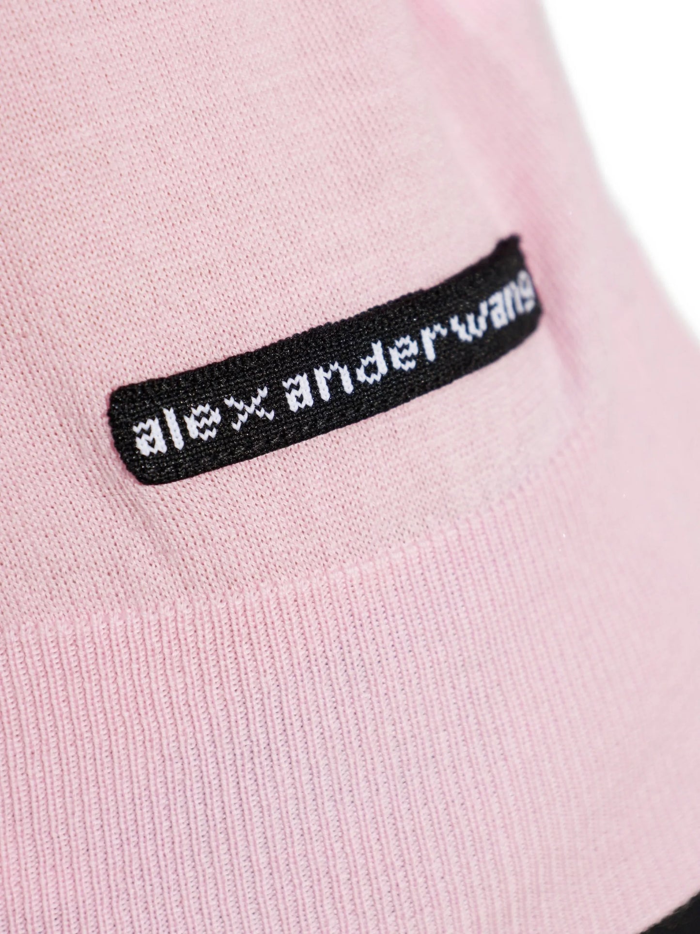 logo-patch button-up cardigan