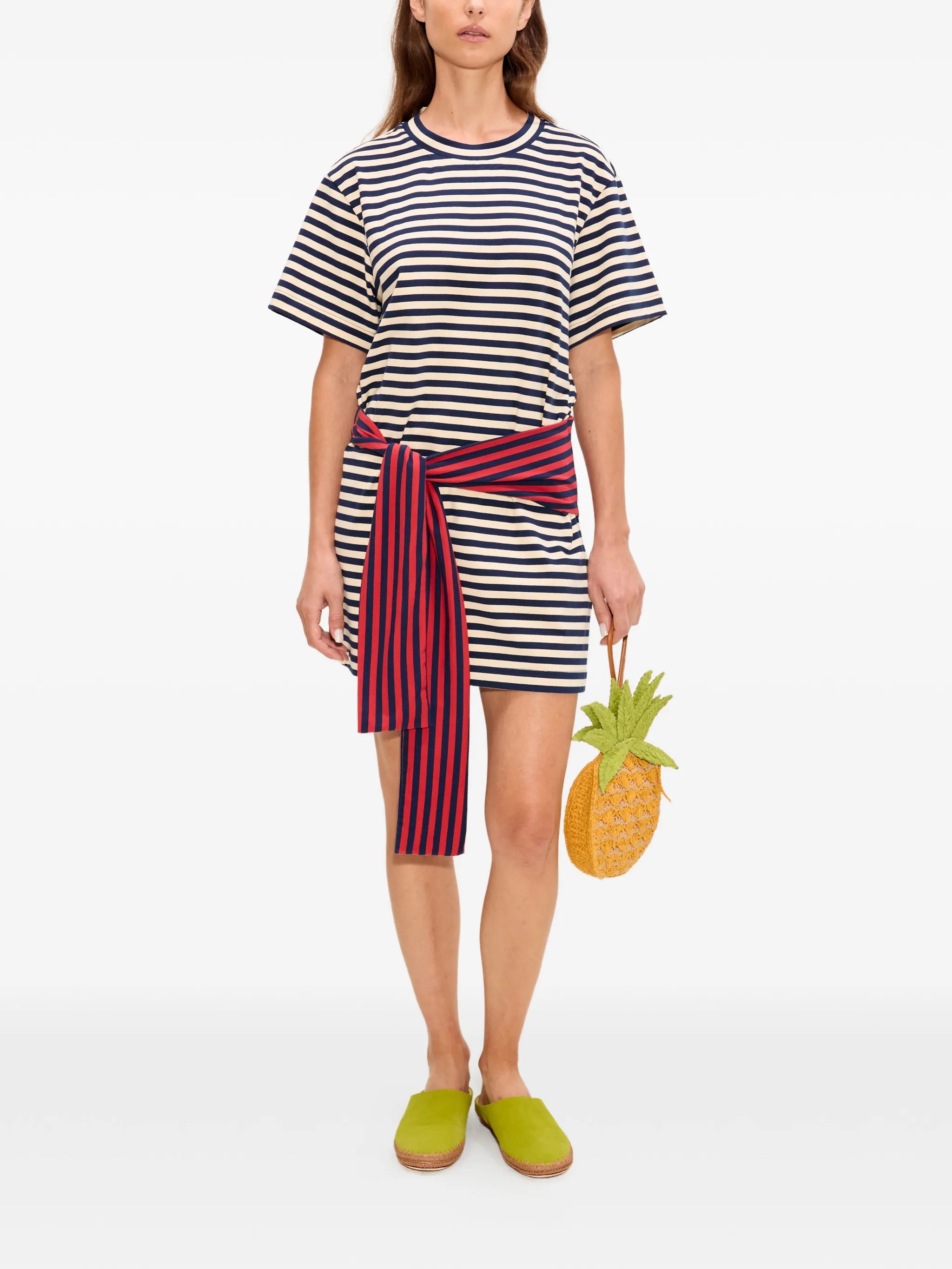 Lottie striped T-shirt dress