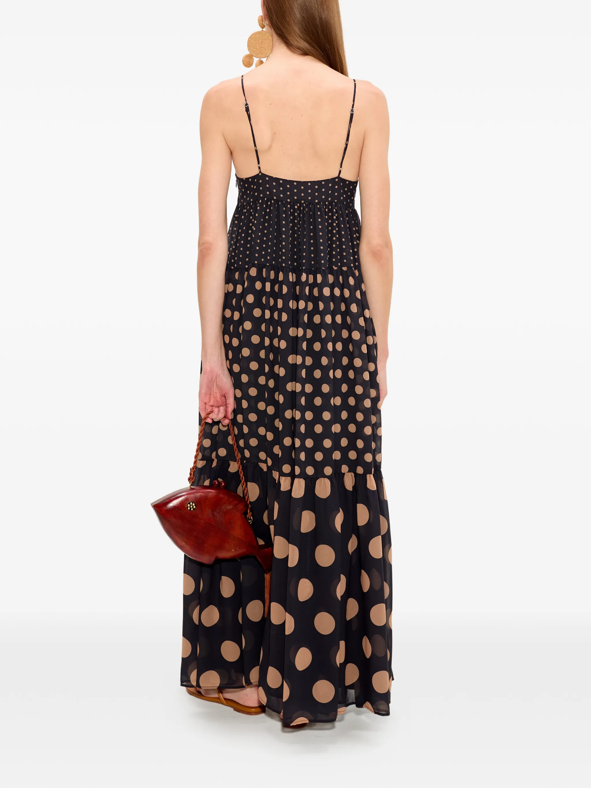 Romi chiffon maxi dress