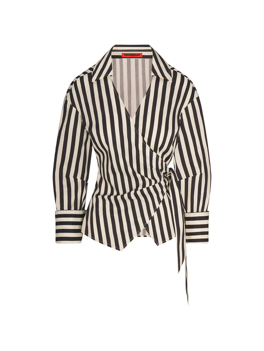 Anya wrap blouse